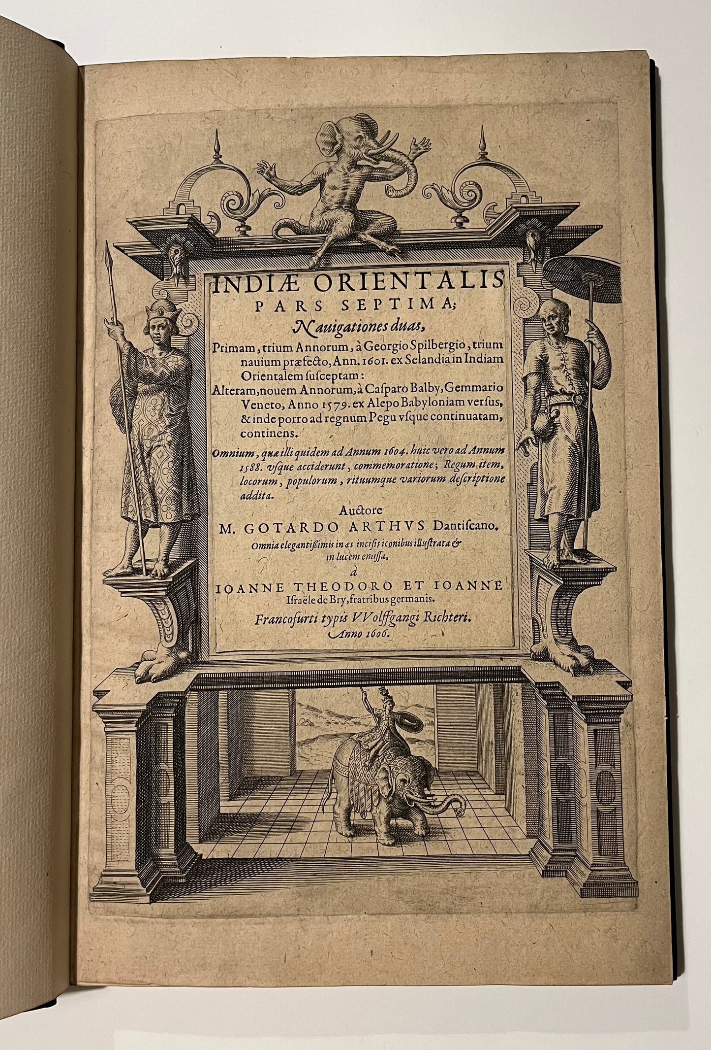 "Indiae Orientalis pars septima Icones, hoc est verae variorum populorum et regum, ceremoniarum item, superstitiosorum rituum et rerum aliarum"