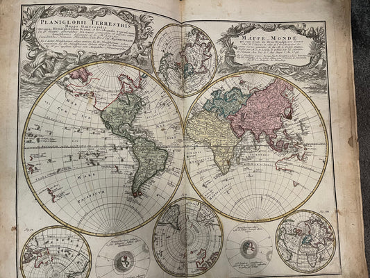 "Atlas Compendiarius" Homann - 1752 - complete 50 (of 50) Maps