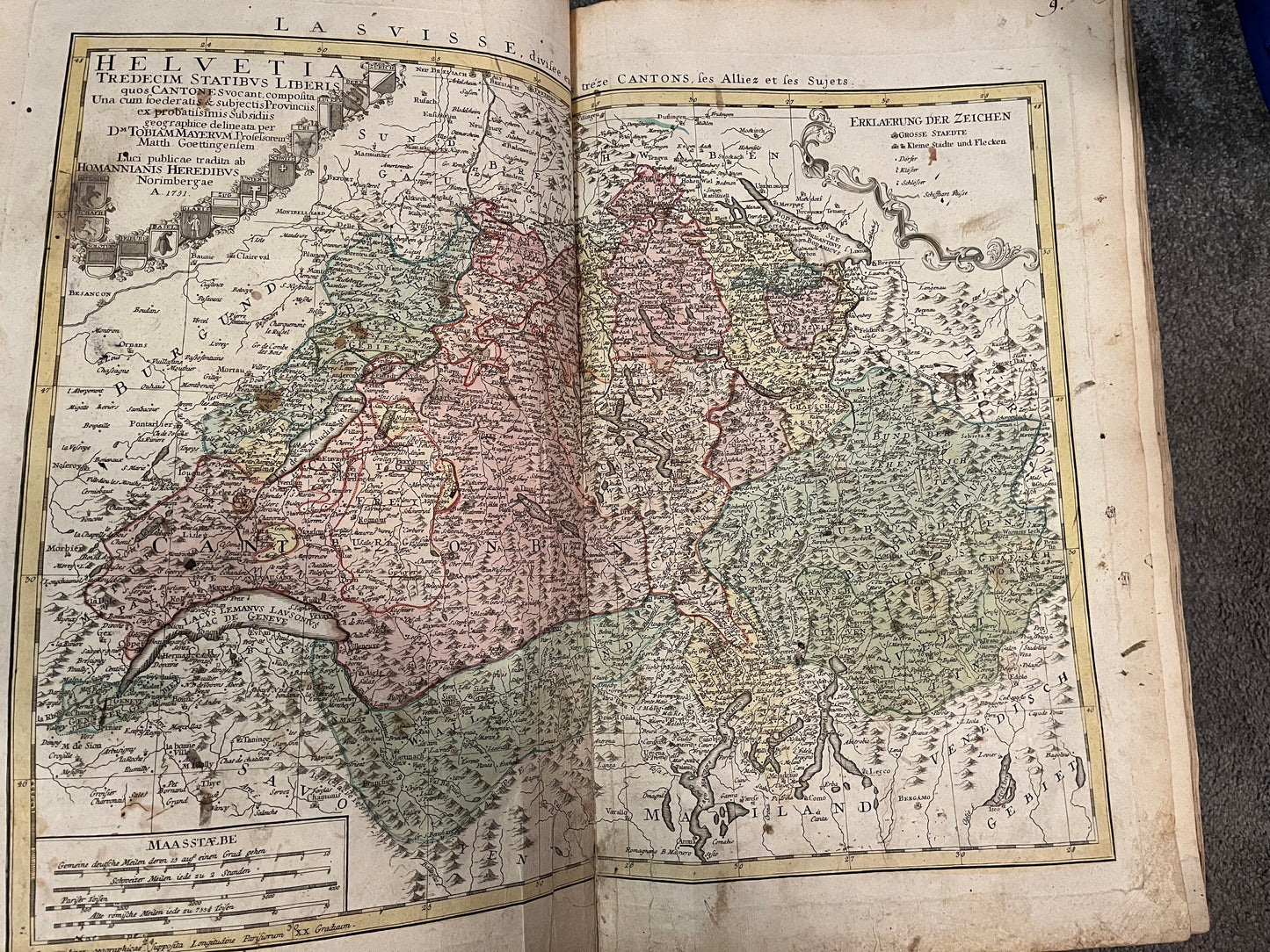 "Atlas Compendiarius" Homann - 1752 - complete 50 (of 50) Maps