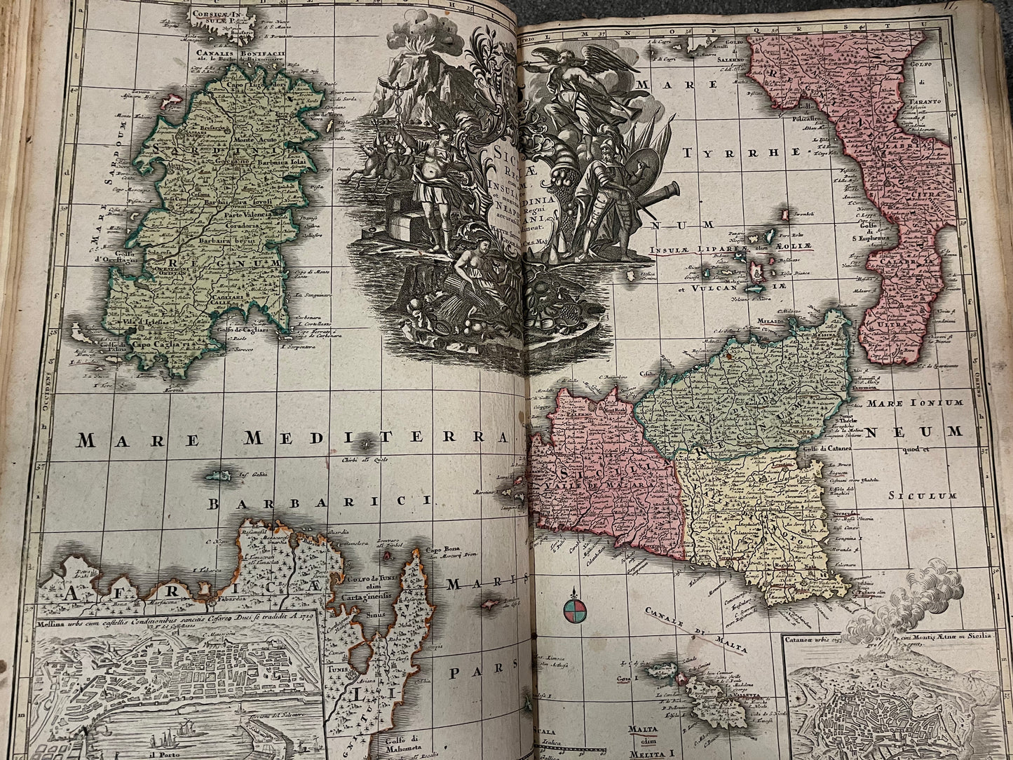 "Atlas Compendiarius" Homann - 1752 - complete 50 (of 50) Maps