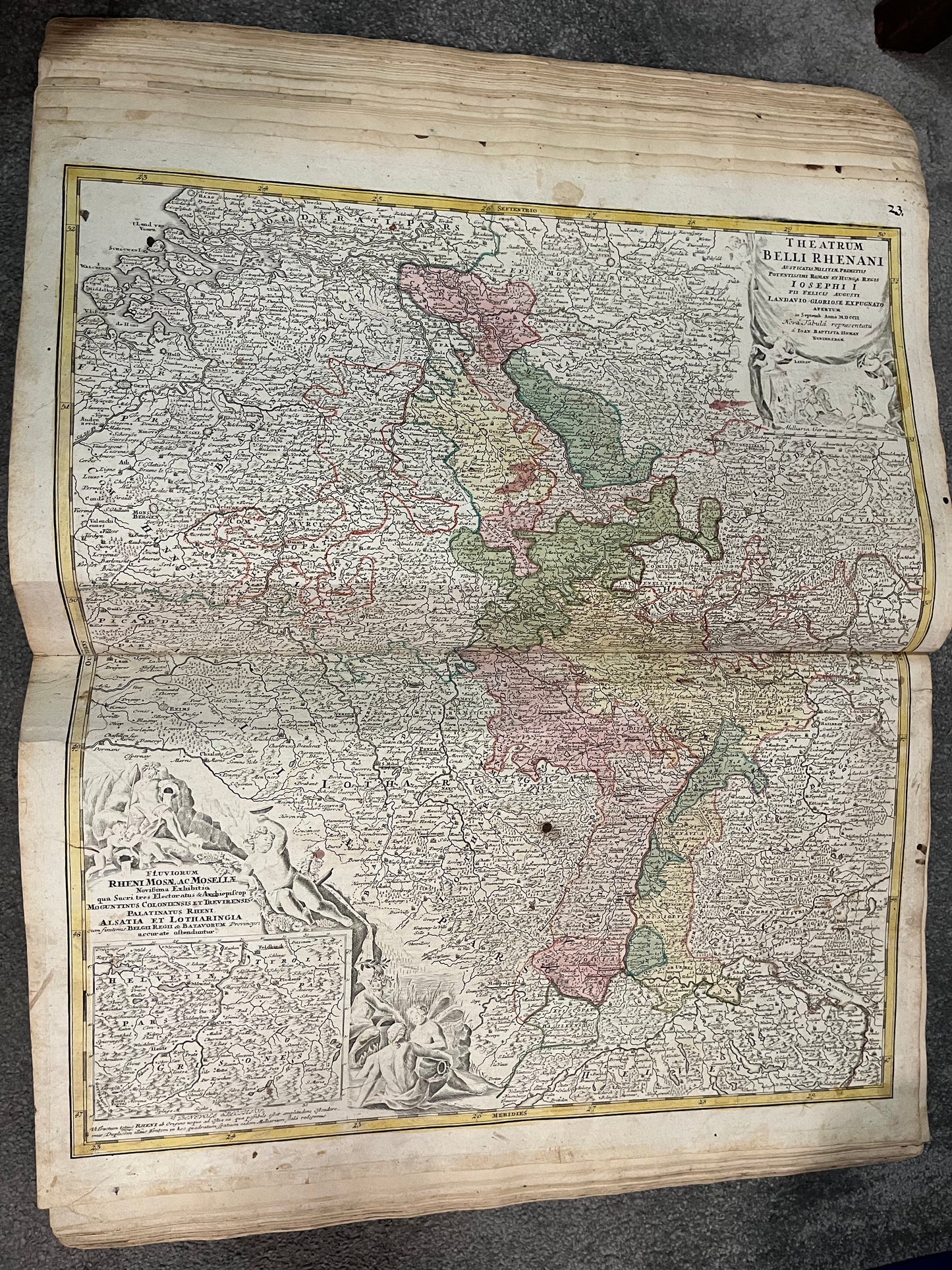 "Atlas Compendiarius" Homann - 1752 - complete 50 (of 50) Maps