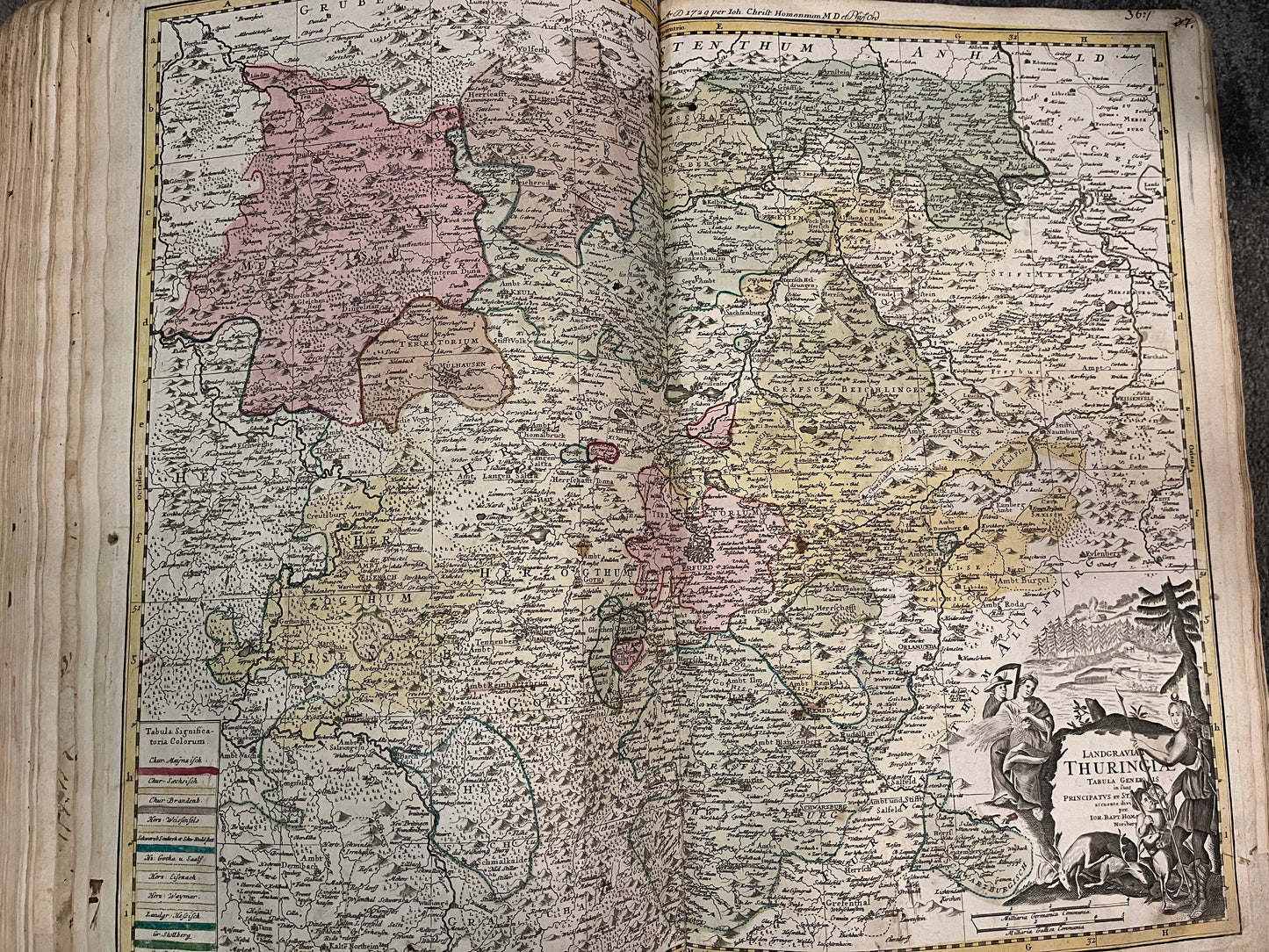 "Atlas Compendiarius" Homann - 1752 - complete 50 (of 50) Maps