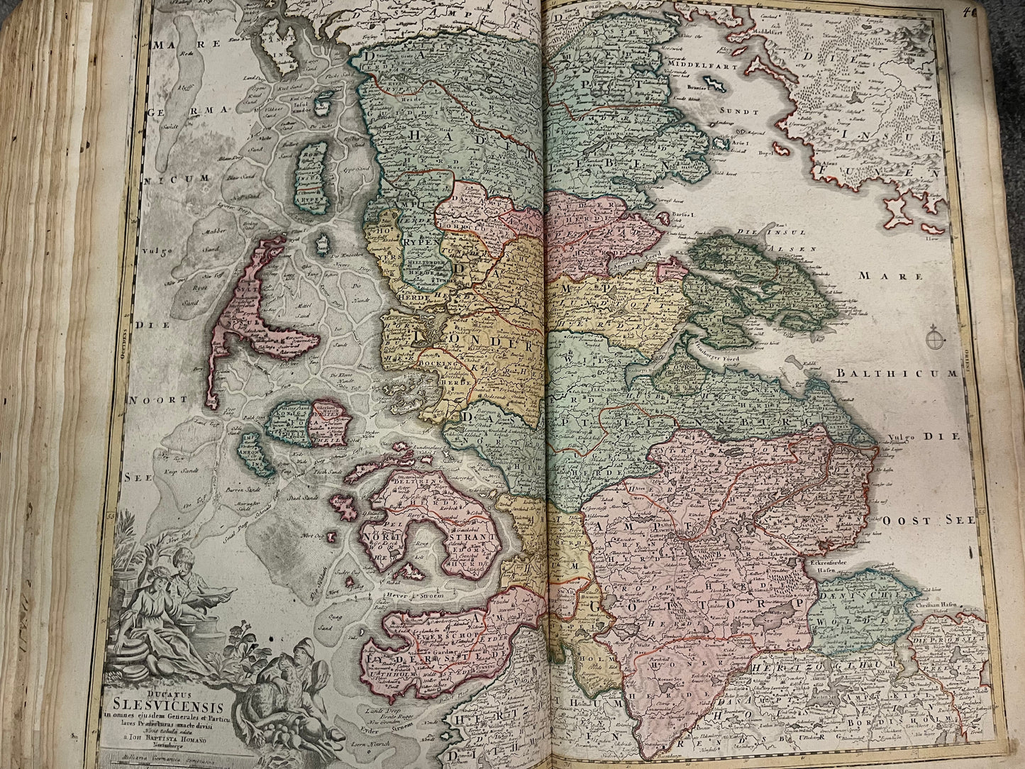 "Atlas Compendiarius" Homann - 1752 - complete 50 (of 50) Maps