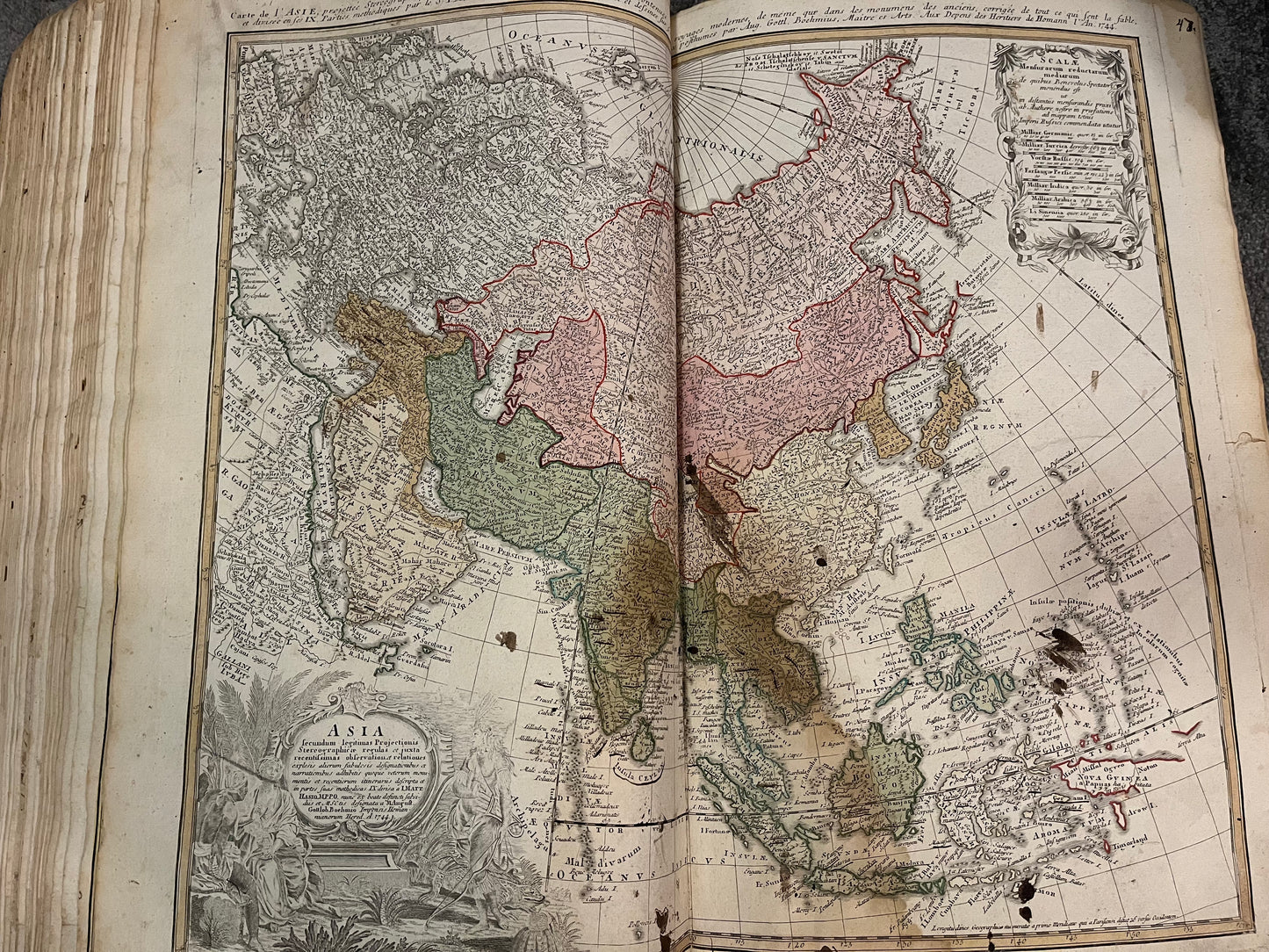 "Atlas Compendiarius" Homann - 1752 - complete 50 (of 50) Maps