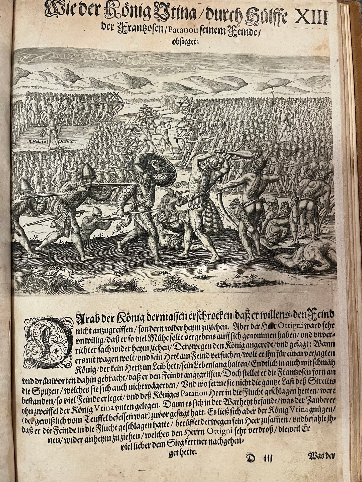 Part 2 of De Bry's Grands Voyages - Brevis Narratio - Jacques Le Moyne - De Bry Florida - Complete set of 42 plates and Title page - German 1st Edition - 1591