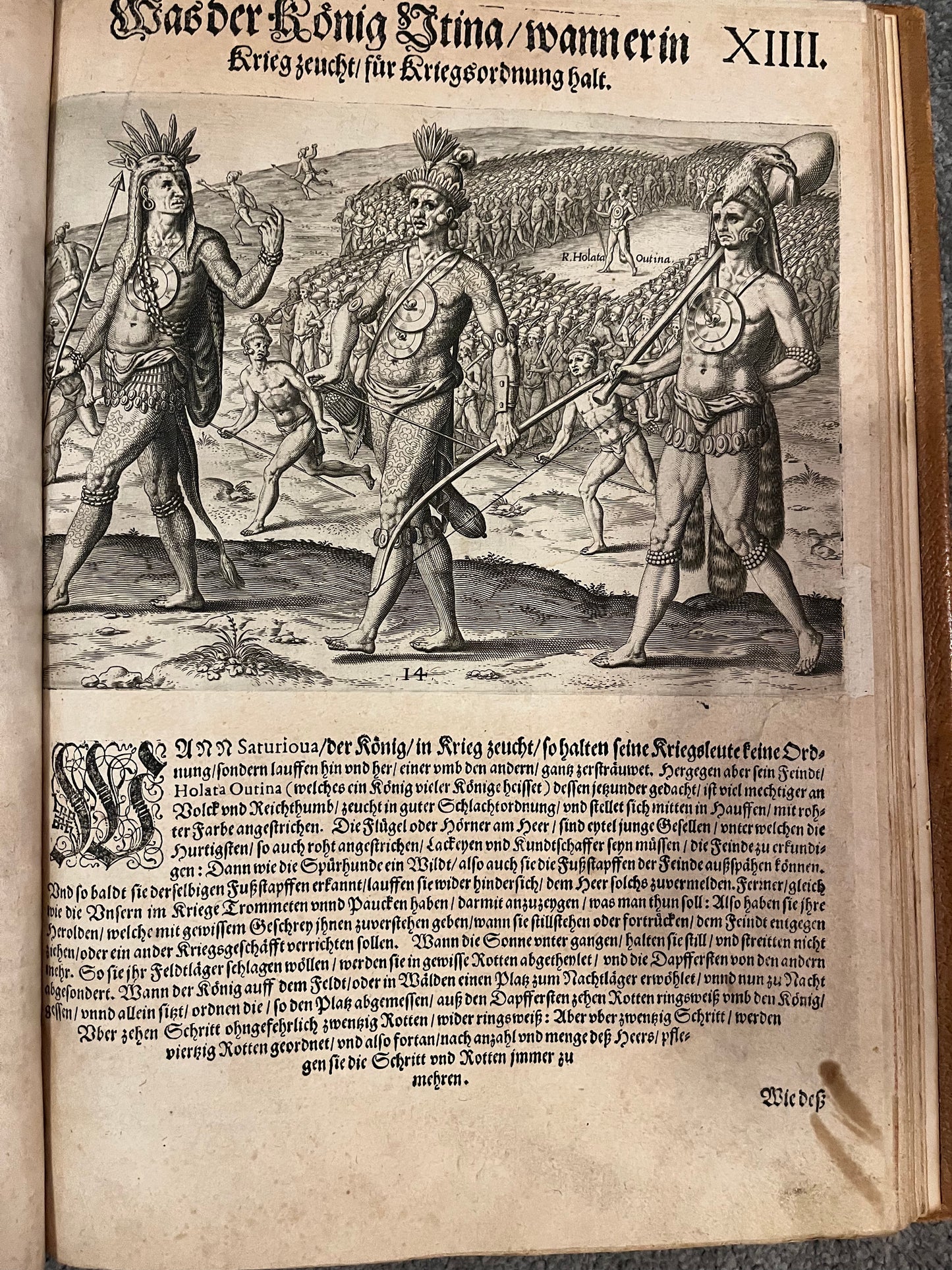 Part 2 of De Bry's Grands Voyages - Brevis Narratio - Jacques Le Moyne - De Bry Florida - Complete set of 42 plates and Title page - German 1st Edition - 1591