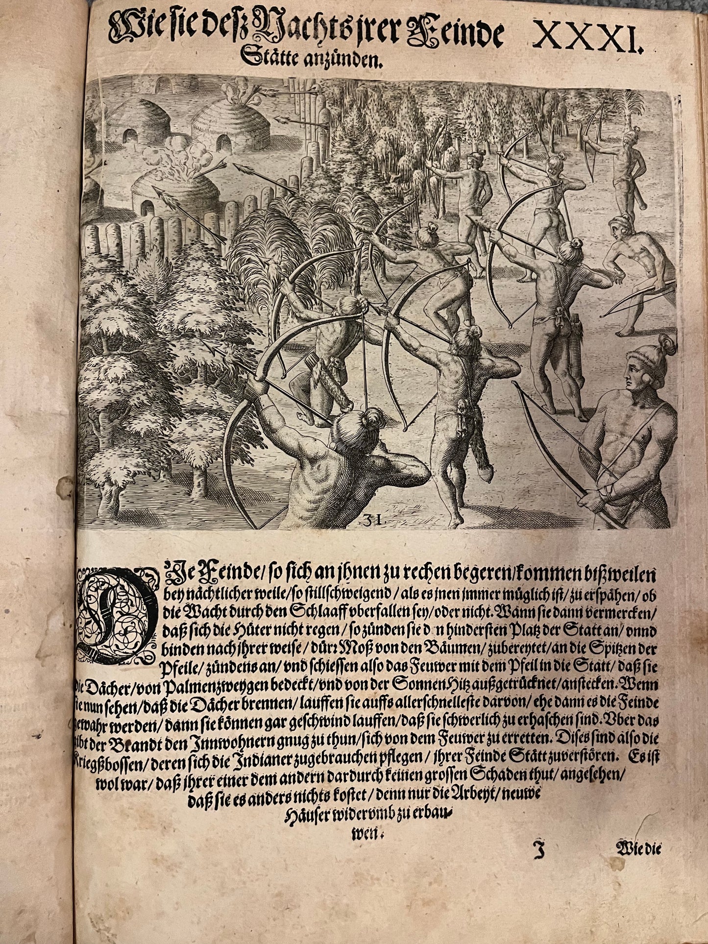 Part 2 of De Bry's Grands Voyages - Brevis Narratio - Jacques Le Moyne - De Bry Florida - Complete set of 42 plates and Title page - German 1st Edition - 1591