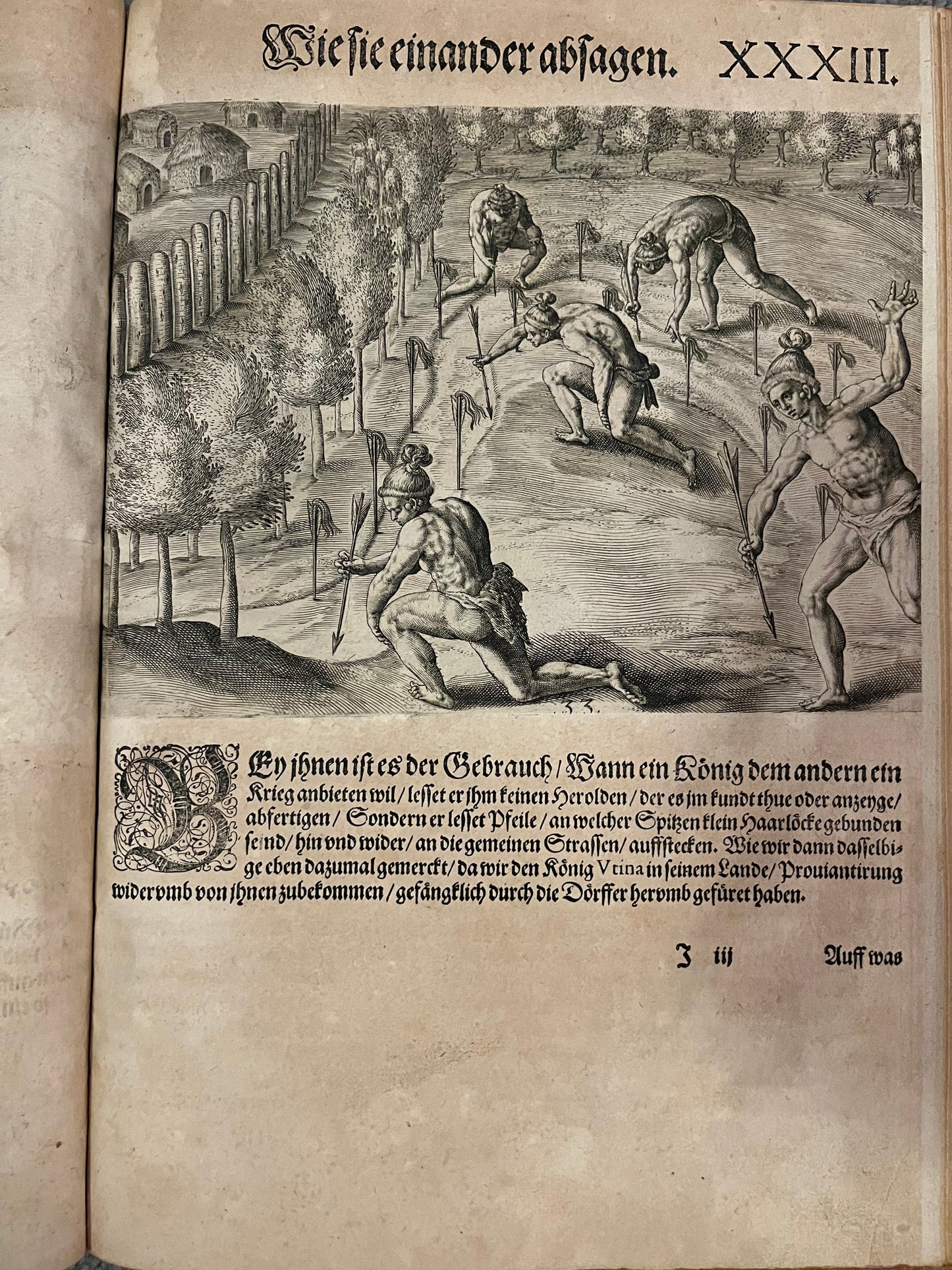 Part 2 of De Bry's Grands Voyages - Brevis Narratio - Jacques Le Moyne - De Bry Florida - Complete set of 42 plates and Title page - German 1st Edition - 1591