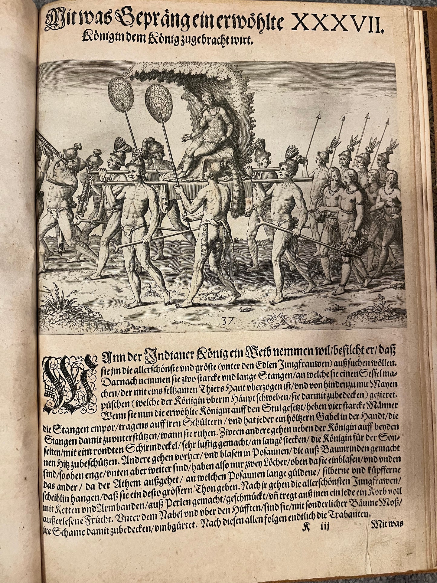 Part 2 of De Bry's Grands Voyages - Brevis Narratio - Jacques Le Moyne - De Bry Florida - Complete set of 42 plates and Title page - German 1st Edition - 1591