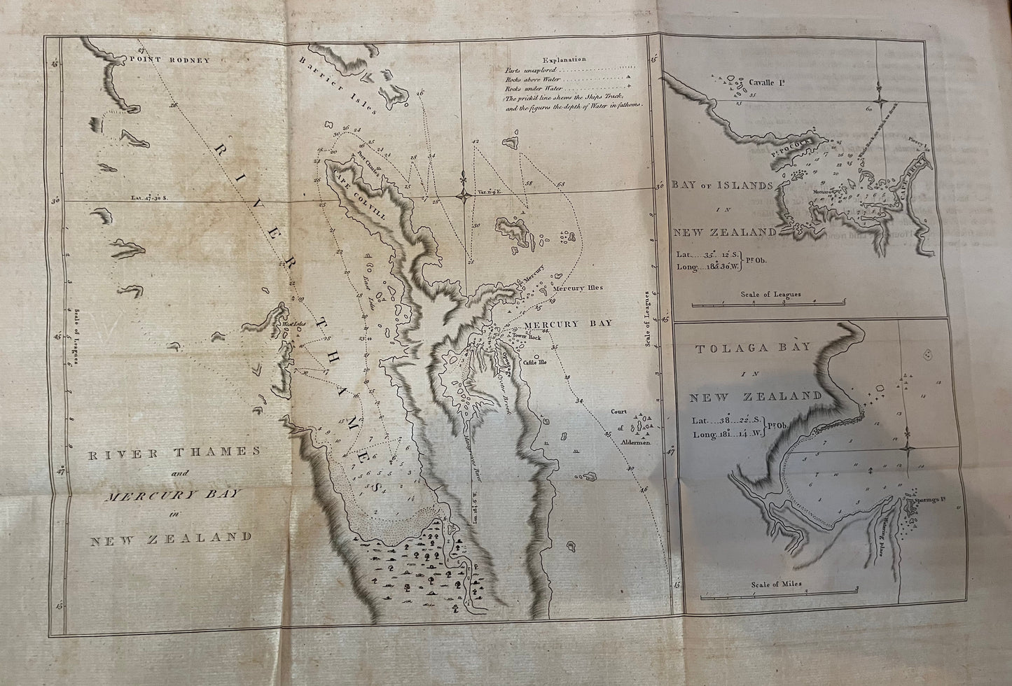 1st Edition of Cook's 1st Voyage - An account of the voyages undertaken by the order of his present Majesty for making discoveries in the Southern Hemisphere - Cook, Carteret, Byron, Wallis - Hawkesworth - 1773