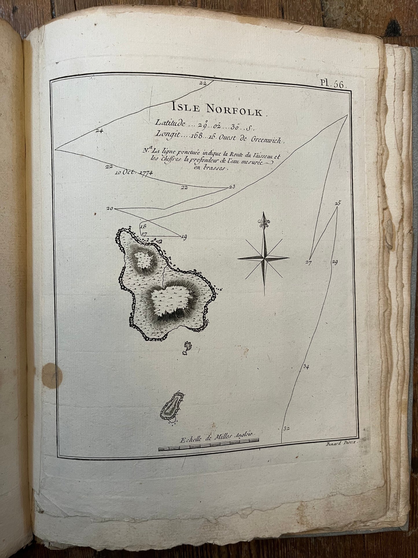 French Atlas to James Cook's 2nd Voyage - 1778 - Antarctica / Pacific