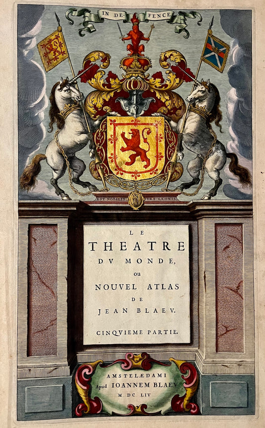 Le Theatre Du Monde - Johannes Blaeu - Atlas of Scotland and Ireland - 1654