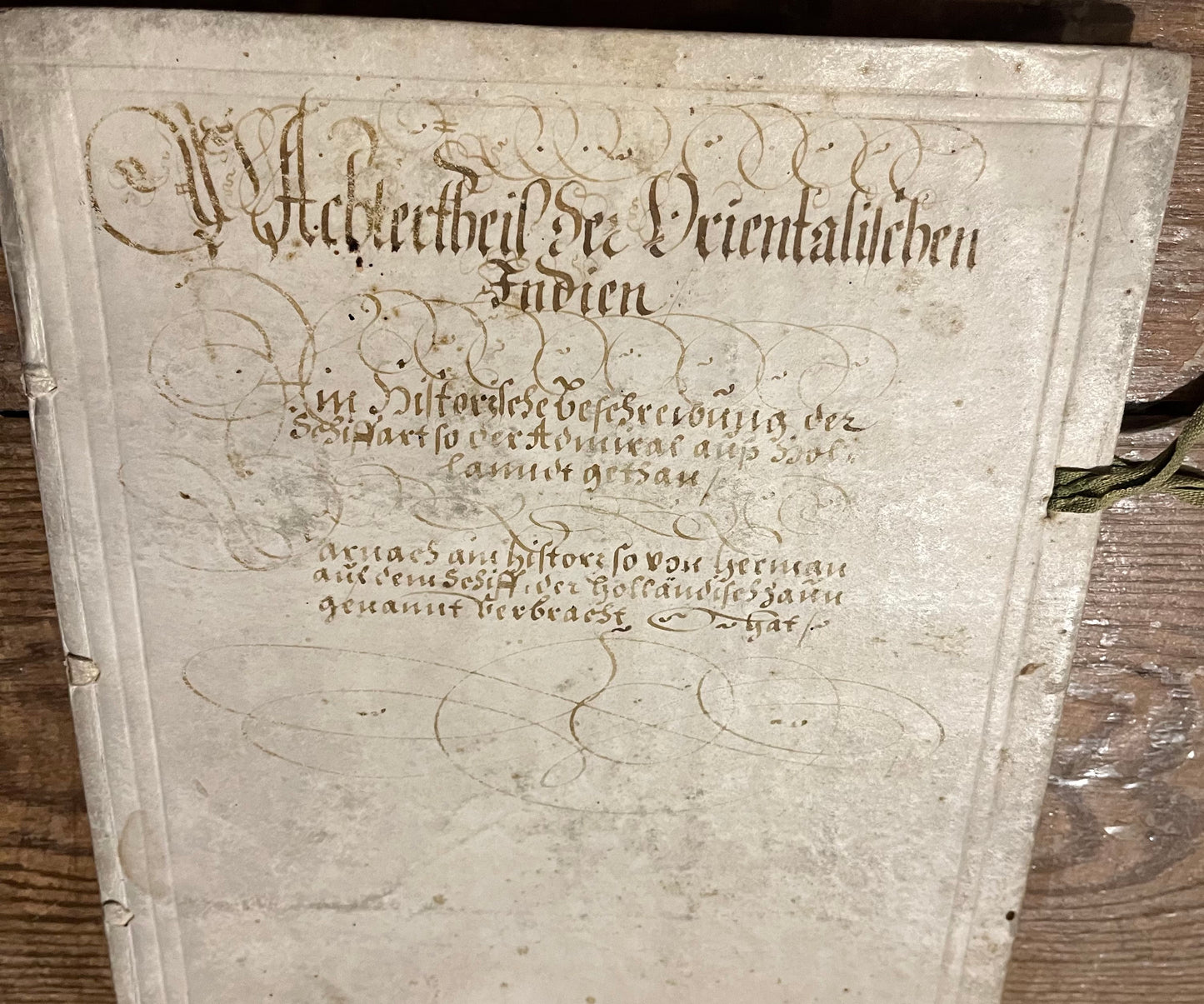 De Bry Petits Voyages part 8 - Achter Theil der Orientalischen Indien - Contemporary vellum binding with ties and handwritten title - Thailand