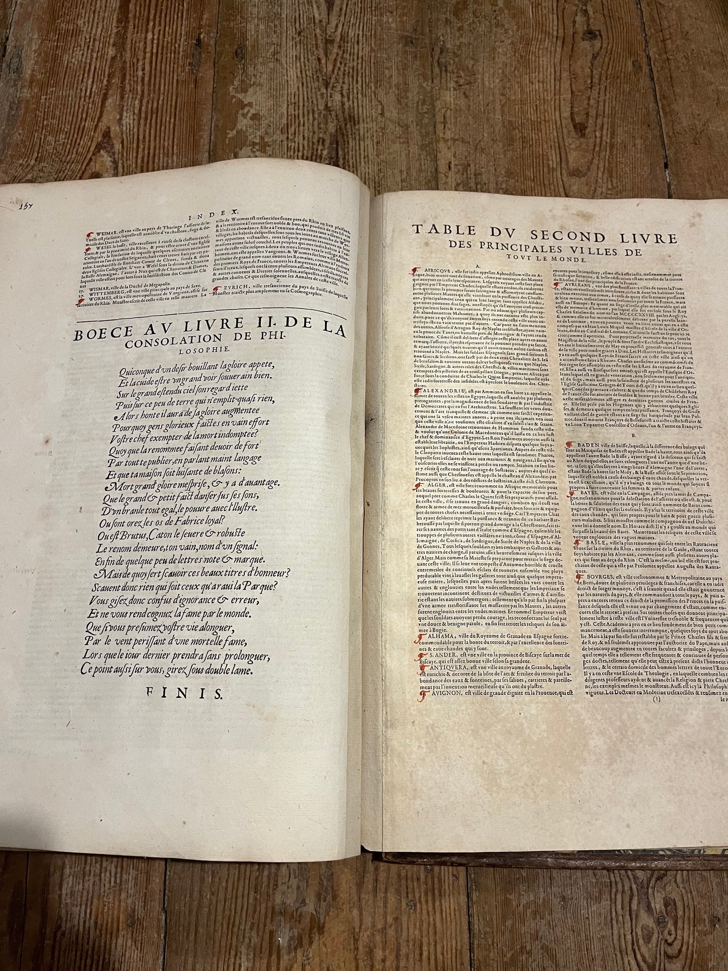 Rare large fragment of Braun and Hogenberg’s famous “Civitates Orbis Terrarum” - “Cities of the world”