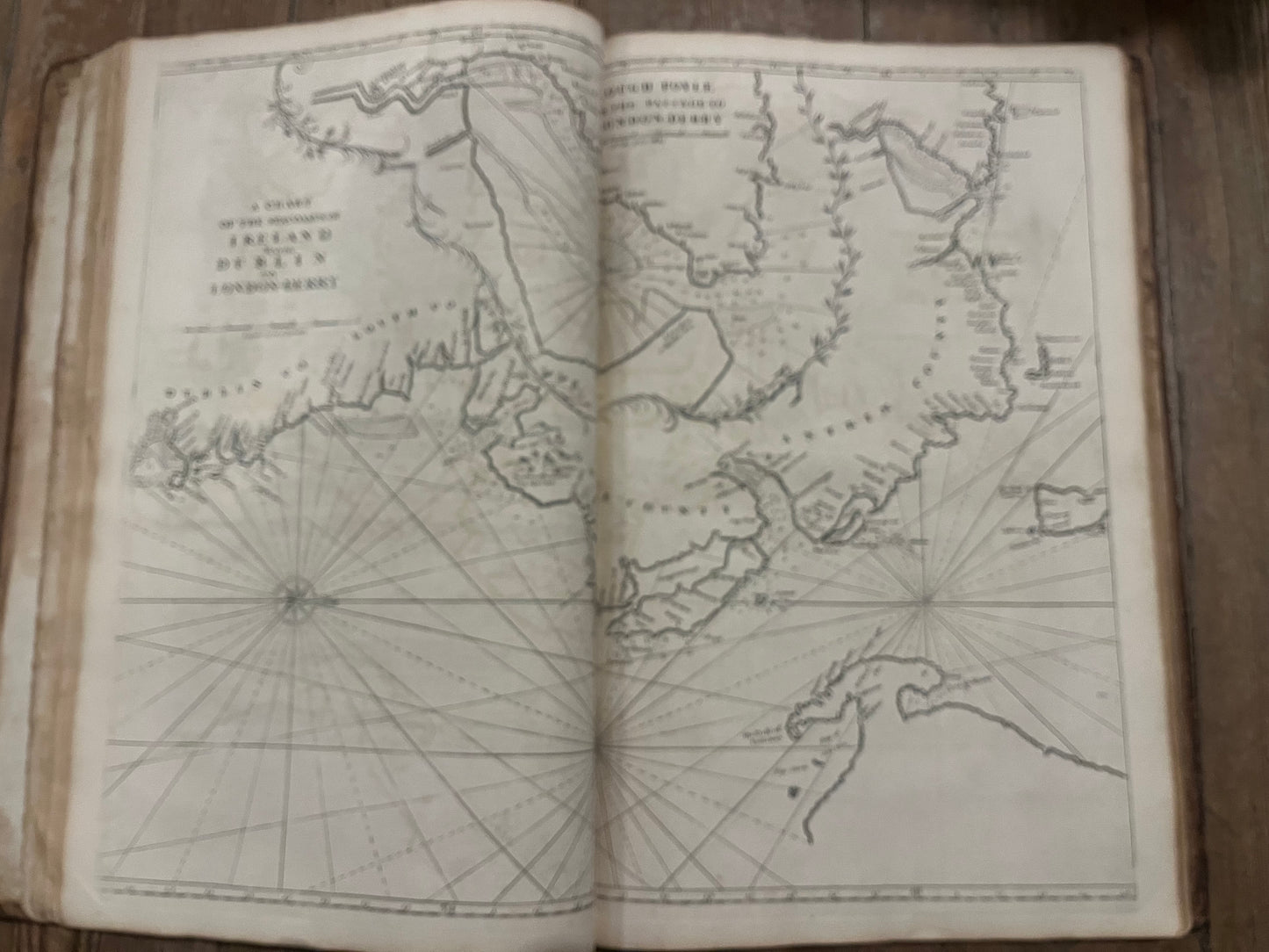 The English Pilot - England, Scotland, Ireland, Holland, Flanders, Spain, Portugal - 1758