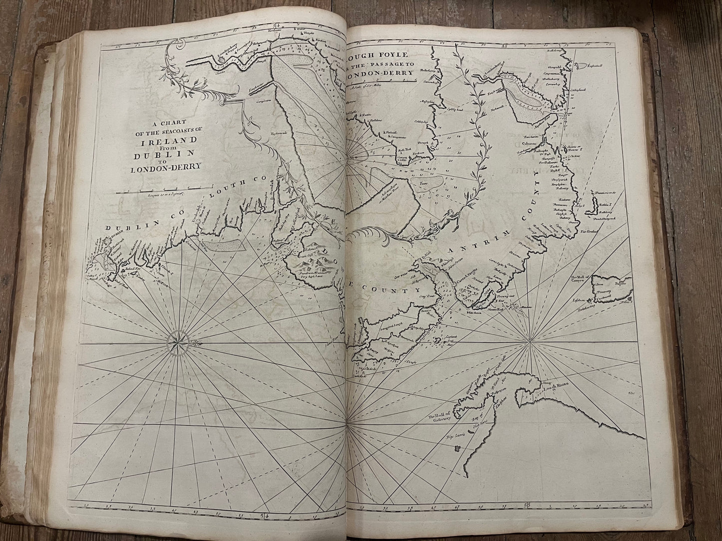 The English Pilot - England, Scotland, Ireland, Holland, Flanders, Spain, Portugal - 1758