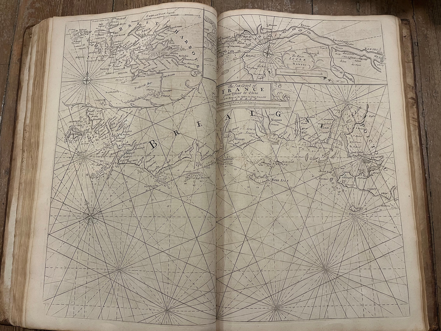 The English Pilot - England, Scotland, Ireland, Holland, Flanders, Spain, Portugal - 1758