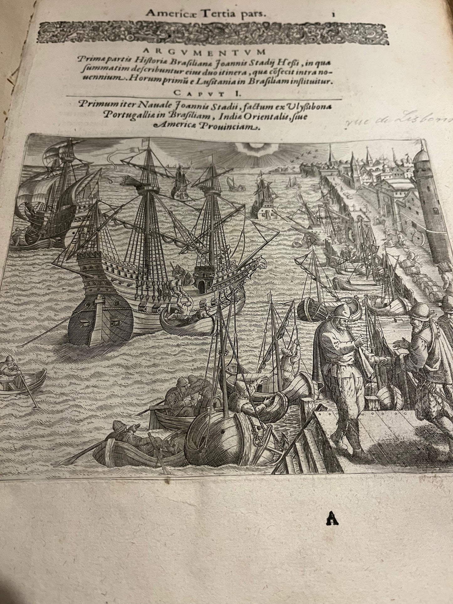 Part 3 De Bry Grands Voyages - America Tertia Pars - Brasiliae Historiam - History of Brazil - De Bry - 1592 - 1st Edition in Latin - Hans Staden - Jean de Lery