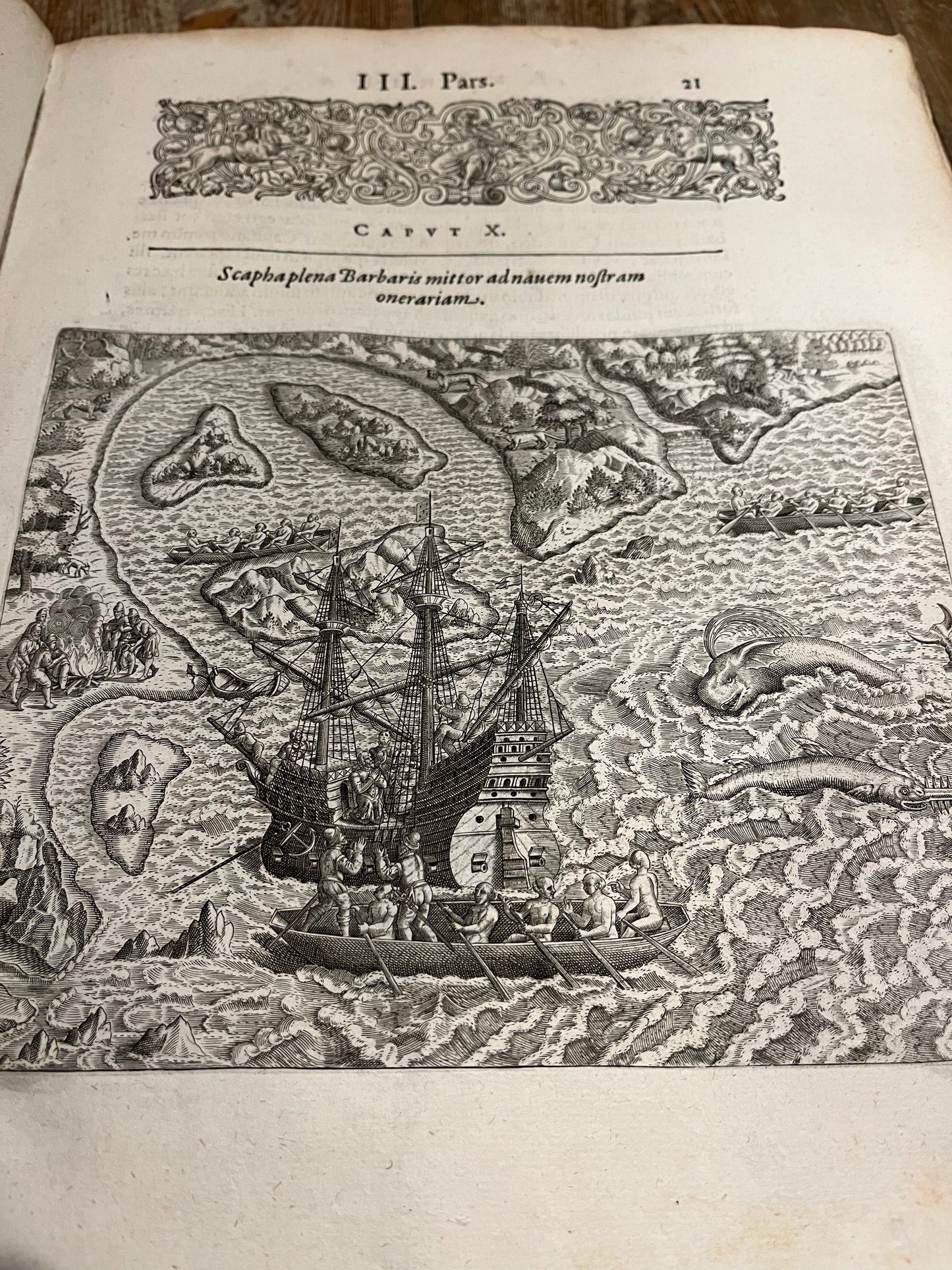 Part 3 De Bry Grands Voyages - America Tertia Pars - Brasiliae Historiam - History of Brazil - De Bry - 1592 - 1st Edition in Latin - Hans Staden - Jean de Lery