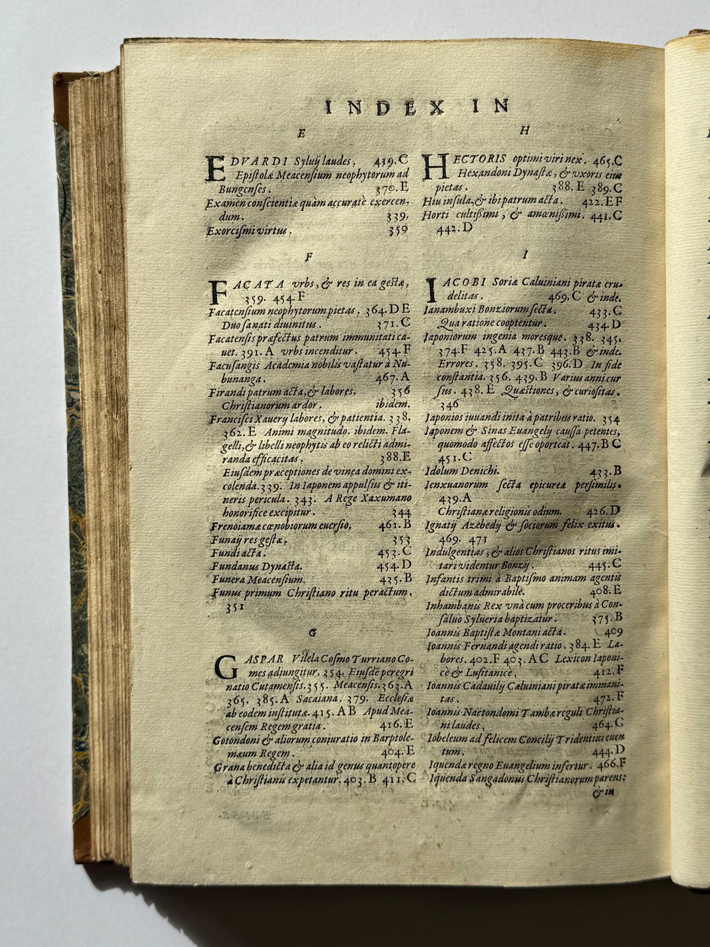 Historiarum Indicarum libri XVI. Selectarum, item, ex Jindia Epistolarum. eodem interprete Libri IV - Giovanni Pietro Maffei - 1st Edition - 1588