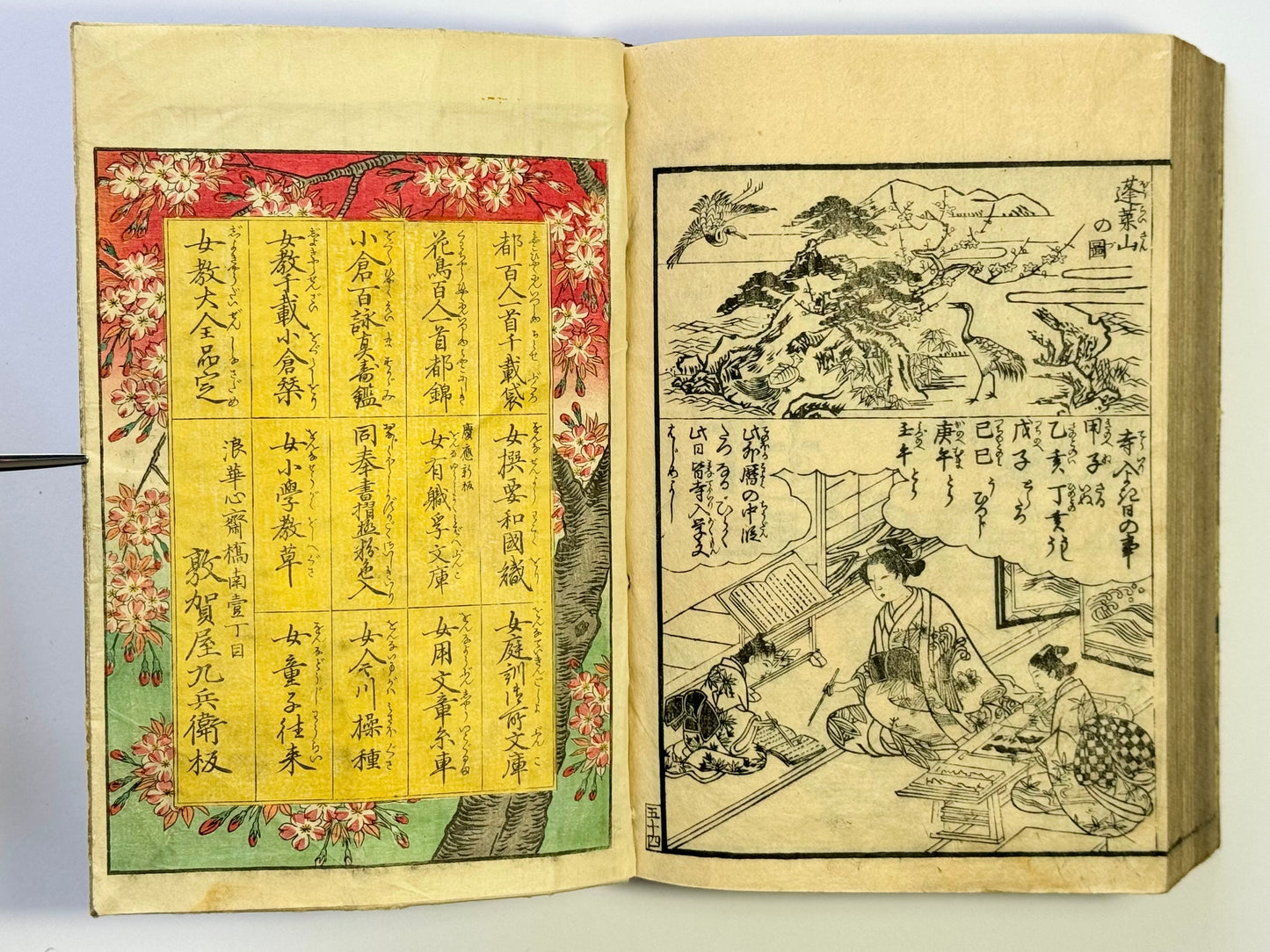 “A late Edo period extensively illustrated women’s encyclopaedia: The Princess Library Women’s Encyclopaedia “Jogyou daizen hime bunko”