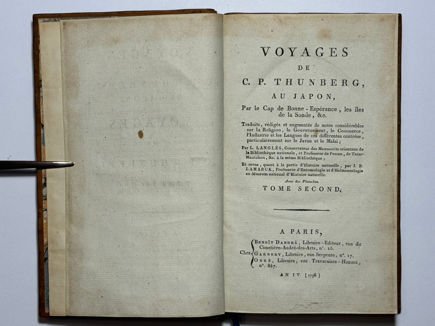 “18th Century Swedish account of Japan and the Dutch in Nagasaki” - ”Voyages de C.P. Thunberg au Japon"
