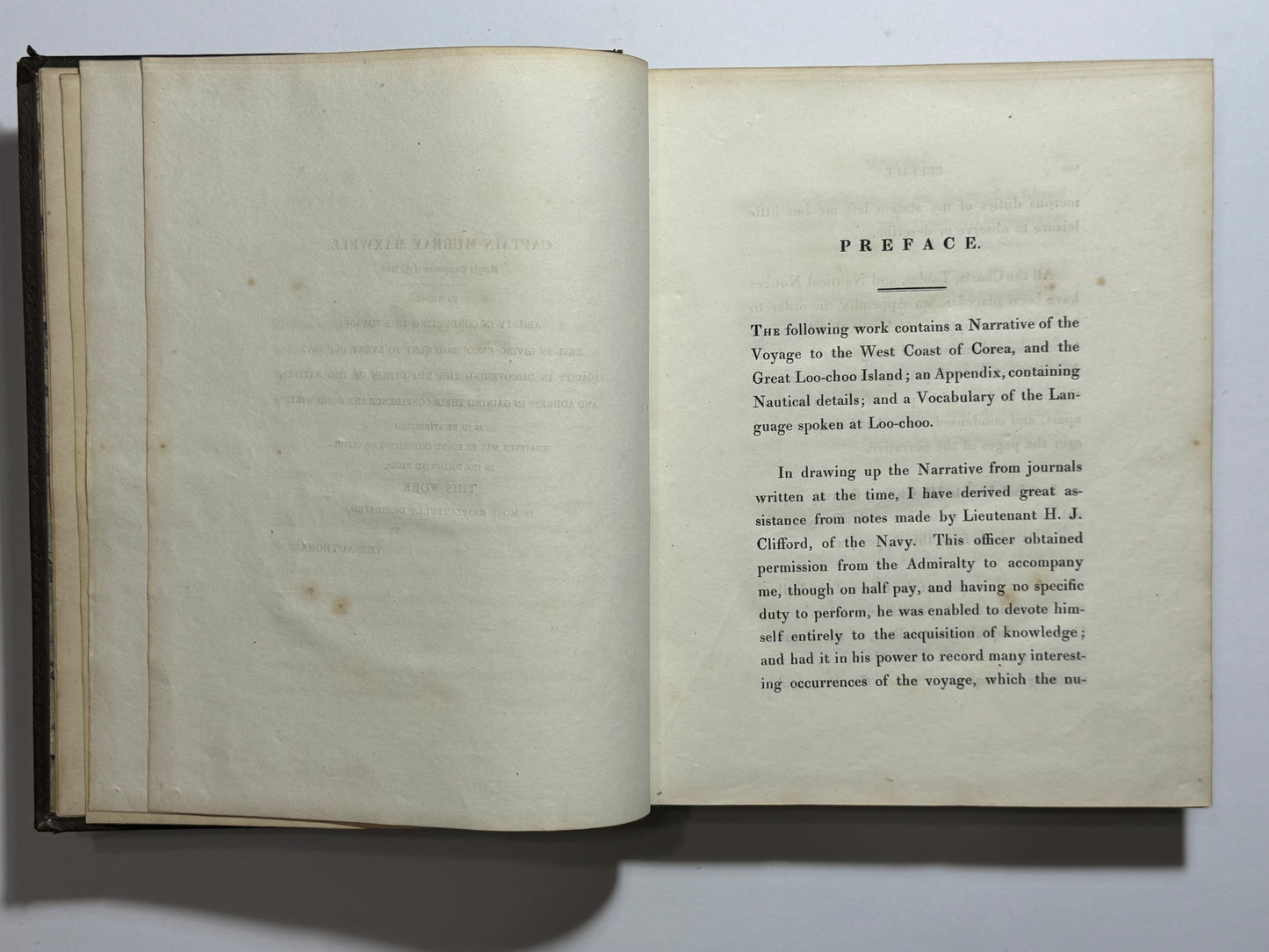 Captain Basil Hall - “Account of A Voyage of Discovery to the West Coast of Corea and The Great Loo-Choo Island”