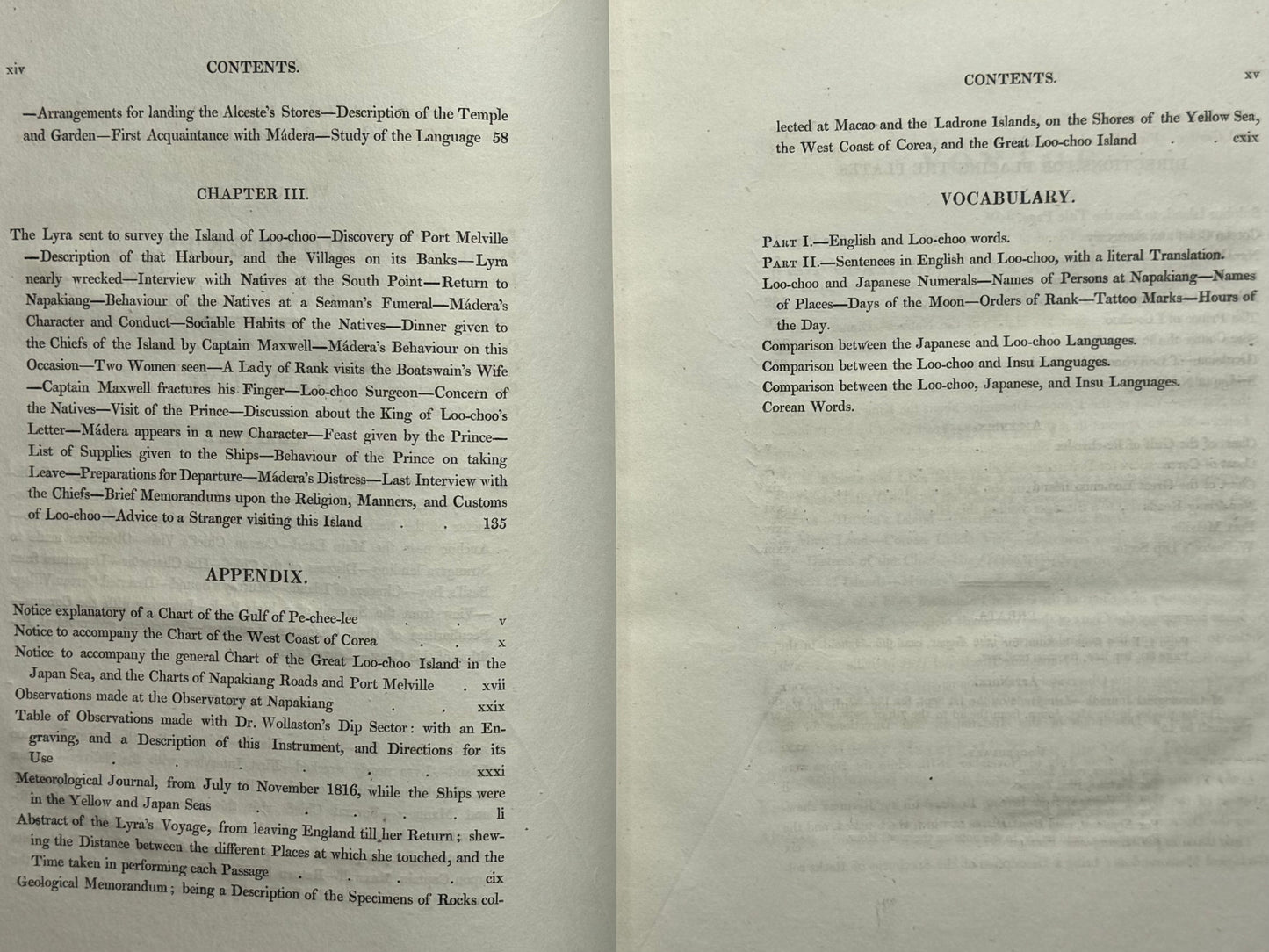 Captain Basil Hall - “Account of A Voyage of Discovery to the West Coast of Corea and The Great Loo-Choo Island”