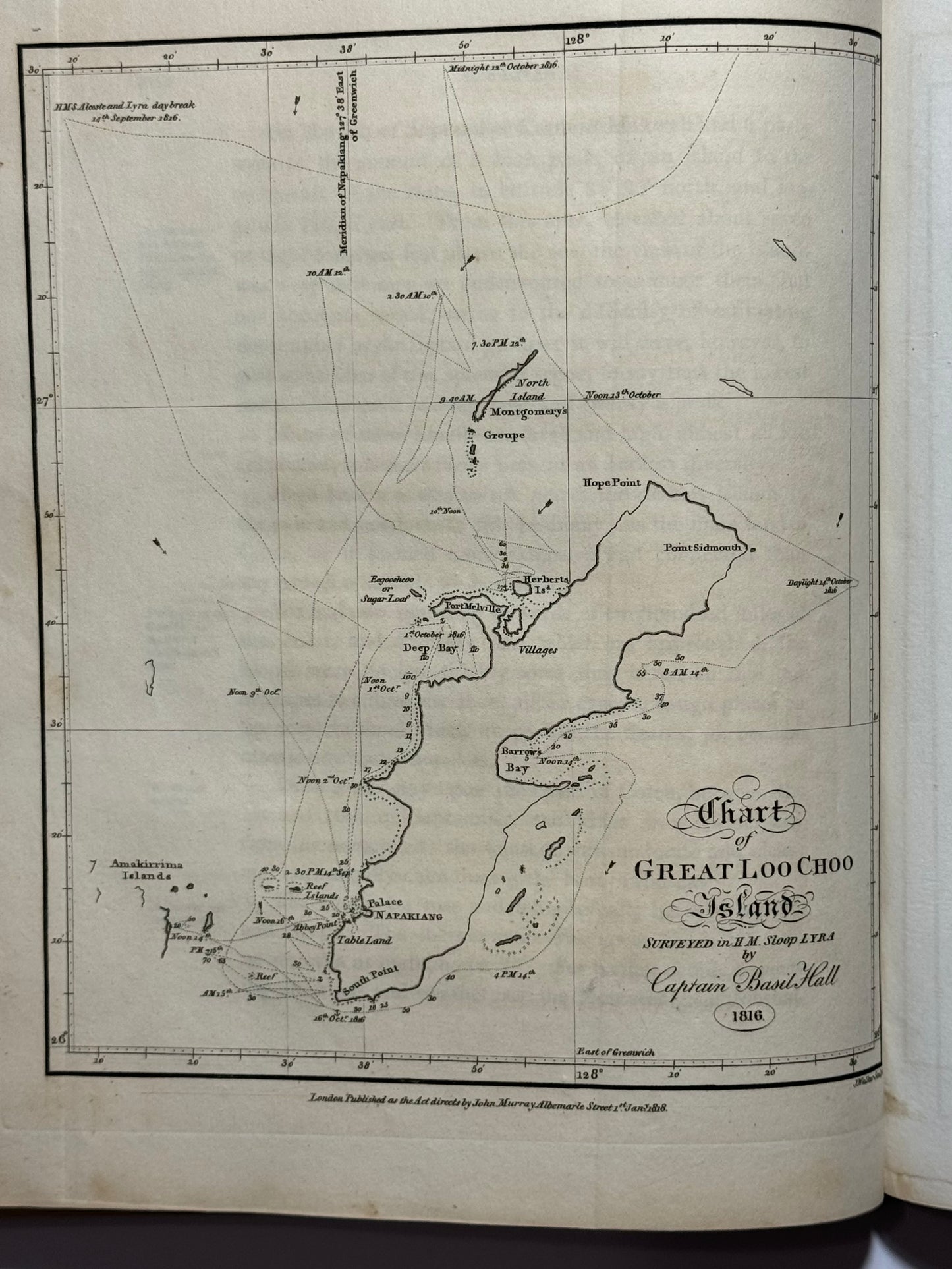 Captain Basil Hall - “Account of A Voyage of Discovery to the West Coast of Corea and The Great Loo-Choo Island”