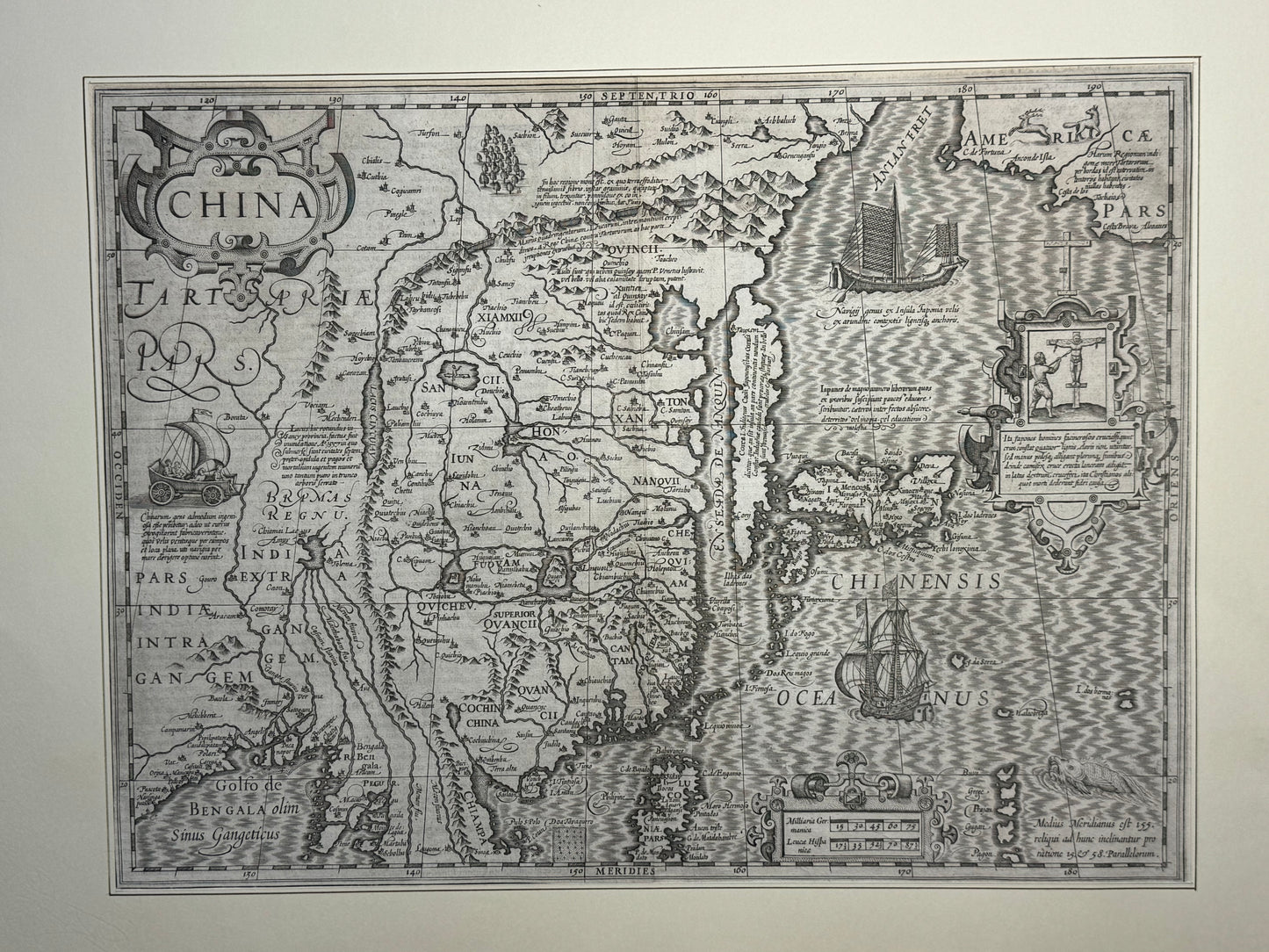 “China” - Asia and Japan - Jodocus Hondius / Geradus Mercator