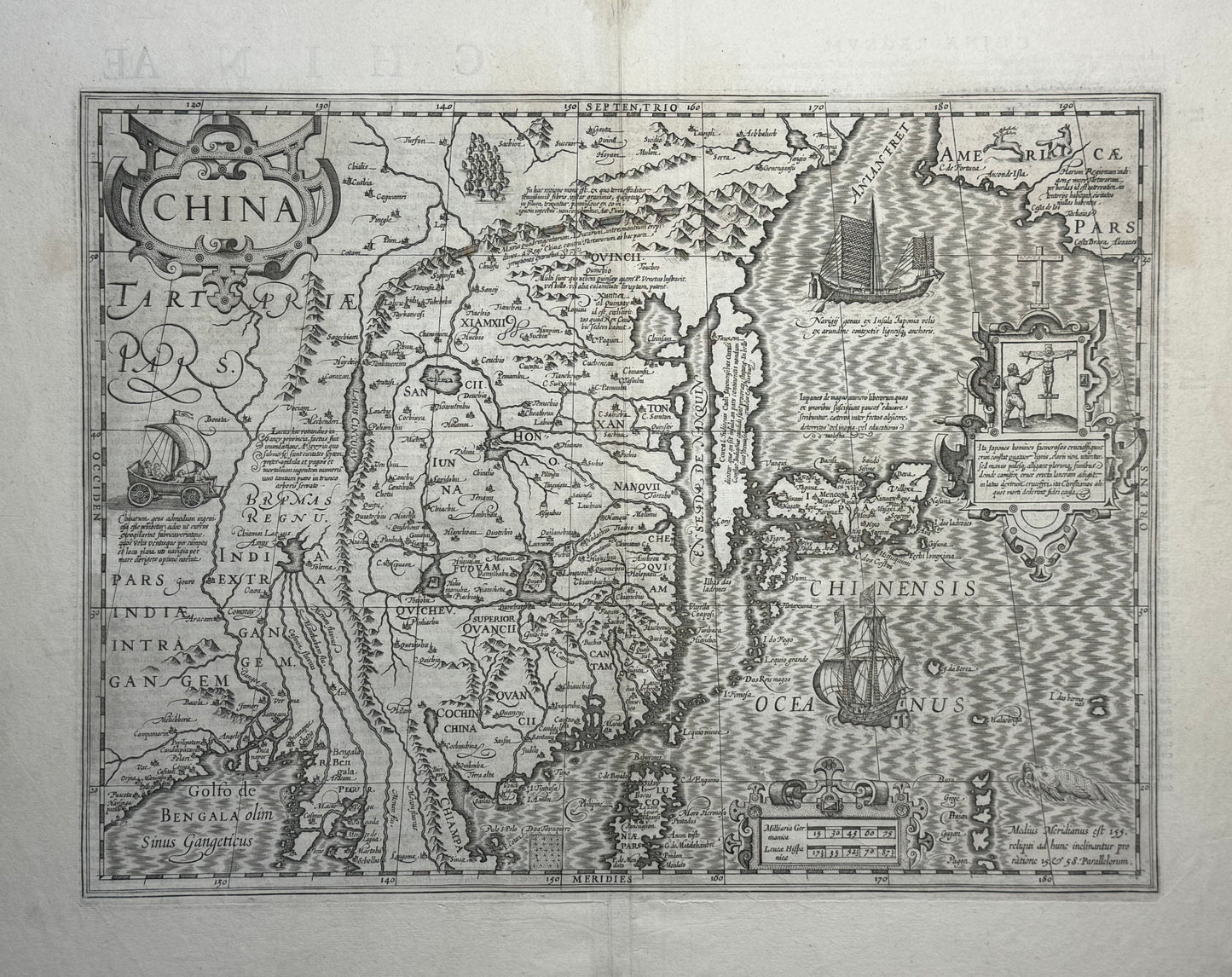 “China” - Asia and Japan - Jodocus Hondius / Geradus Mercator