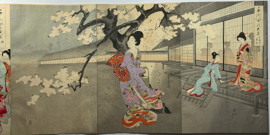 Inside Chiyoda Palace album - Chikanobu - 1894