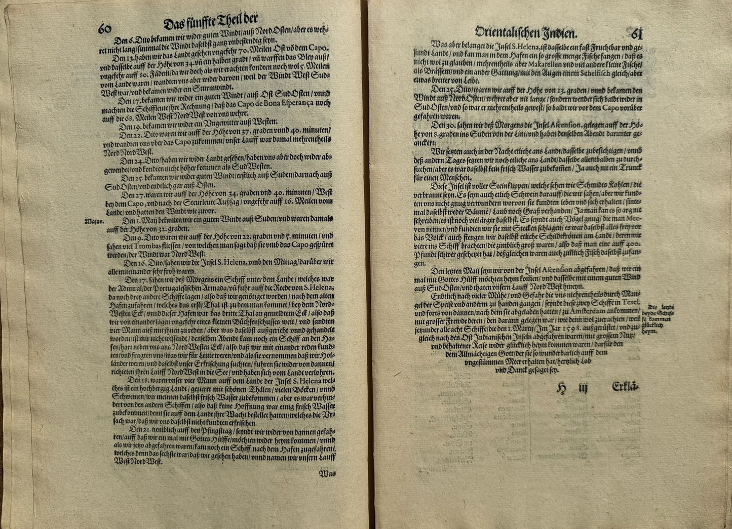 Funfter Theil der Orientalischen Indien - De Bry Part 5 Petits Voyages - 1600 - Dodo - Elephant - Mauritius - Malay Language - Voyage of Jacob van Neck and Wybrand van Warwijck
