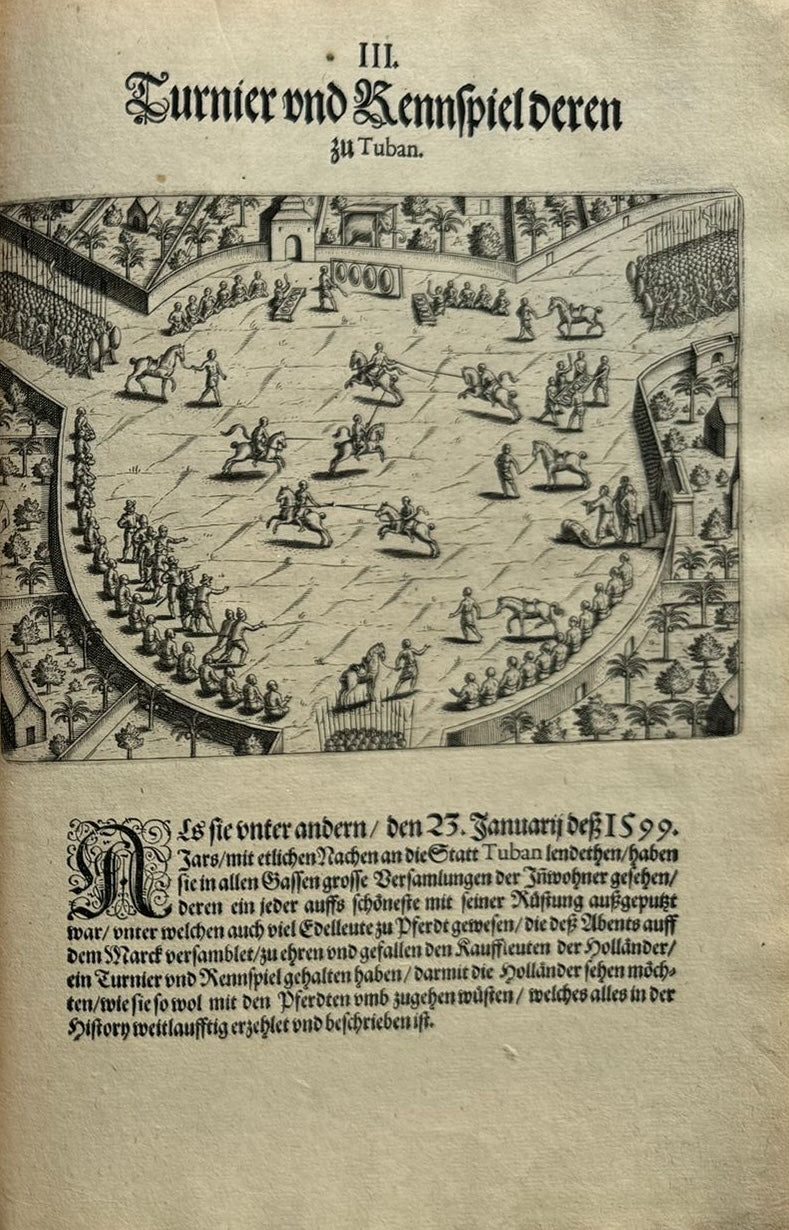 Funfter Theil der Orientalischen Indien - De Bry Part 5 Petits Voyages - 1600 - Dodo - Elephant - Mauritius - Malay Language - Voyage of Jacob van Neck and Wybrand van Warwijck