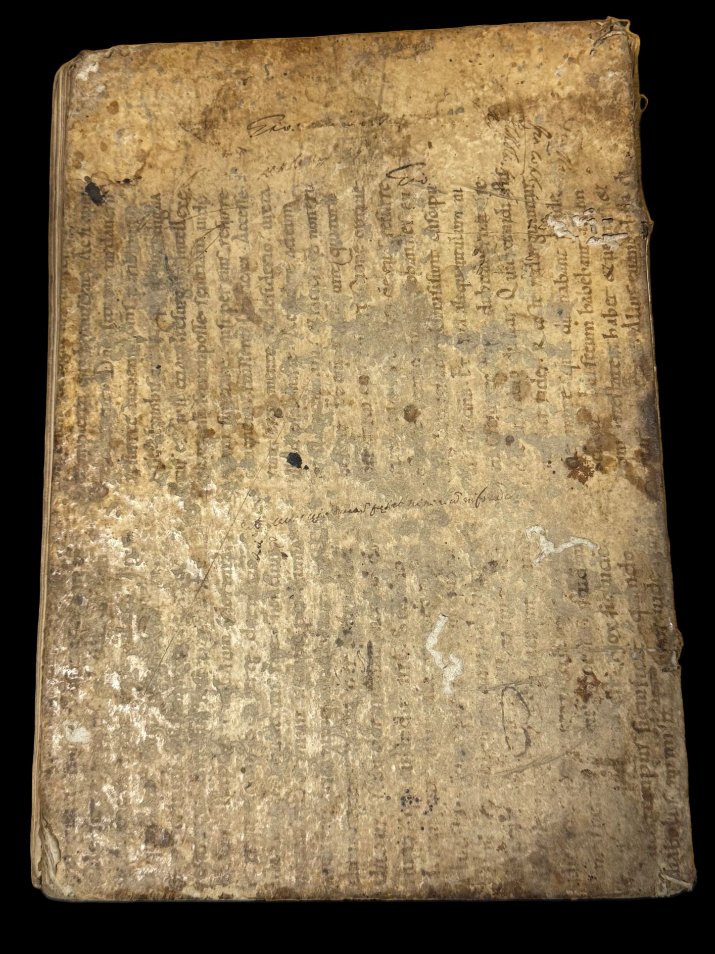 11th Century manuscript waste by Haimo of Auxerre for a 1512 edition of Origen’s commentary on St Paul’s epistle to the Romans printed by Bernardino Benali