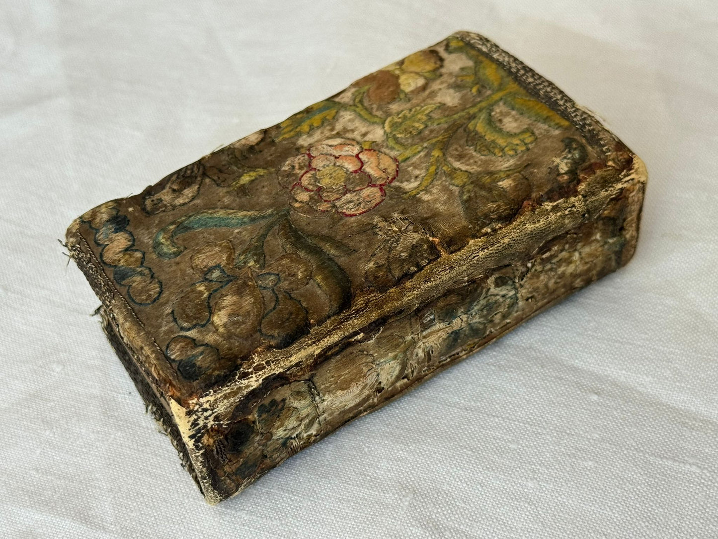 1641 New Testament & 1643 The "Whole Booke of Psalmes" with Beautiful 17th Century Embroidered Binding