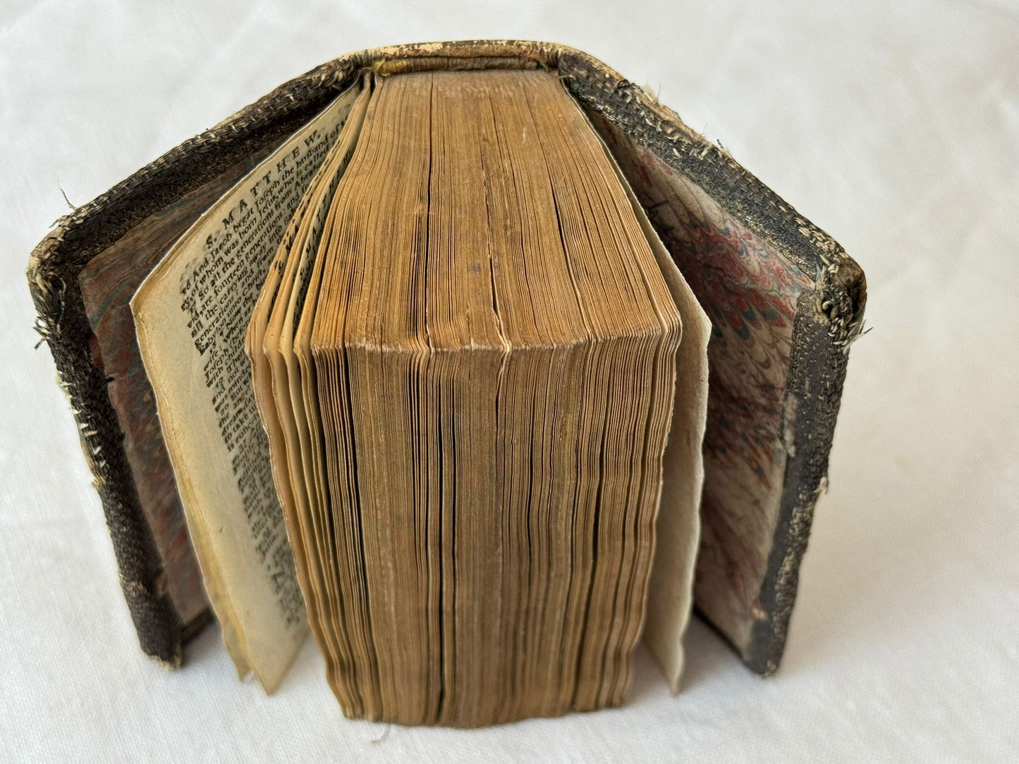1641 New Testament & 1643 The "Whole Booke of Psalmes" with Beautiful 17th Century Embroidered Binding