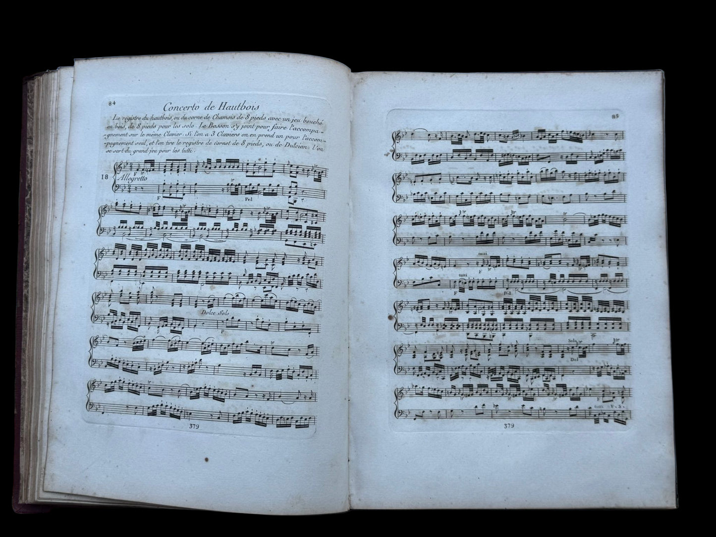 Fine Binding from Napoleon I's Library - 1804 Martini Organ work dedicated to Empress Josephine - Folio