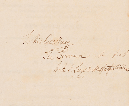 Emigration - JD Lang - Richard Bourke’s copy: Founder of Melbourne - 1833