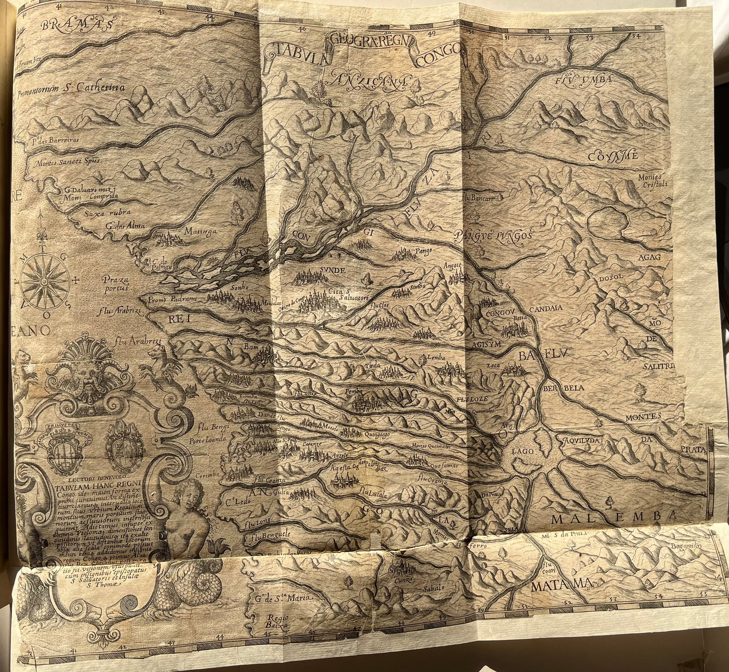 Regnum Congo hoc est Vera descriptio regni Africani, quod tam ab Incolis quam Lusitanis Congus appellatur - Petits Voyages part 1 1598