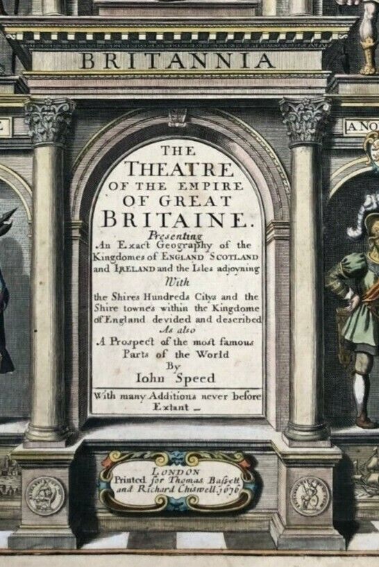 Title Page - "The Theatre of the Empire of Great Britaine' 1676 - John Speed