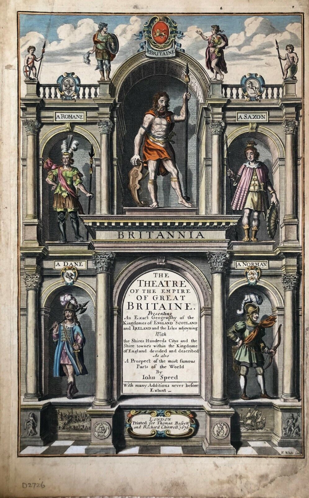 Title Page - "The Theatre of the Empire of Great Britaine' 1676 - John Speed
