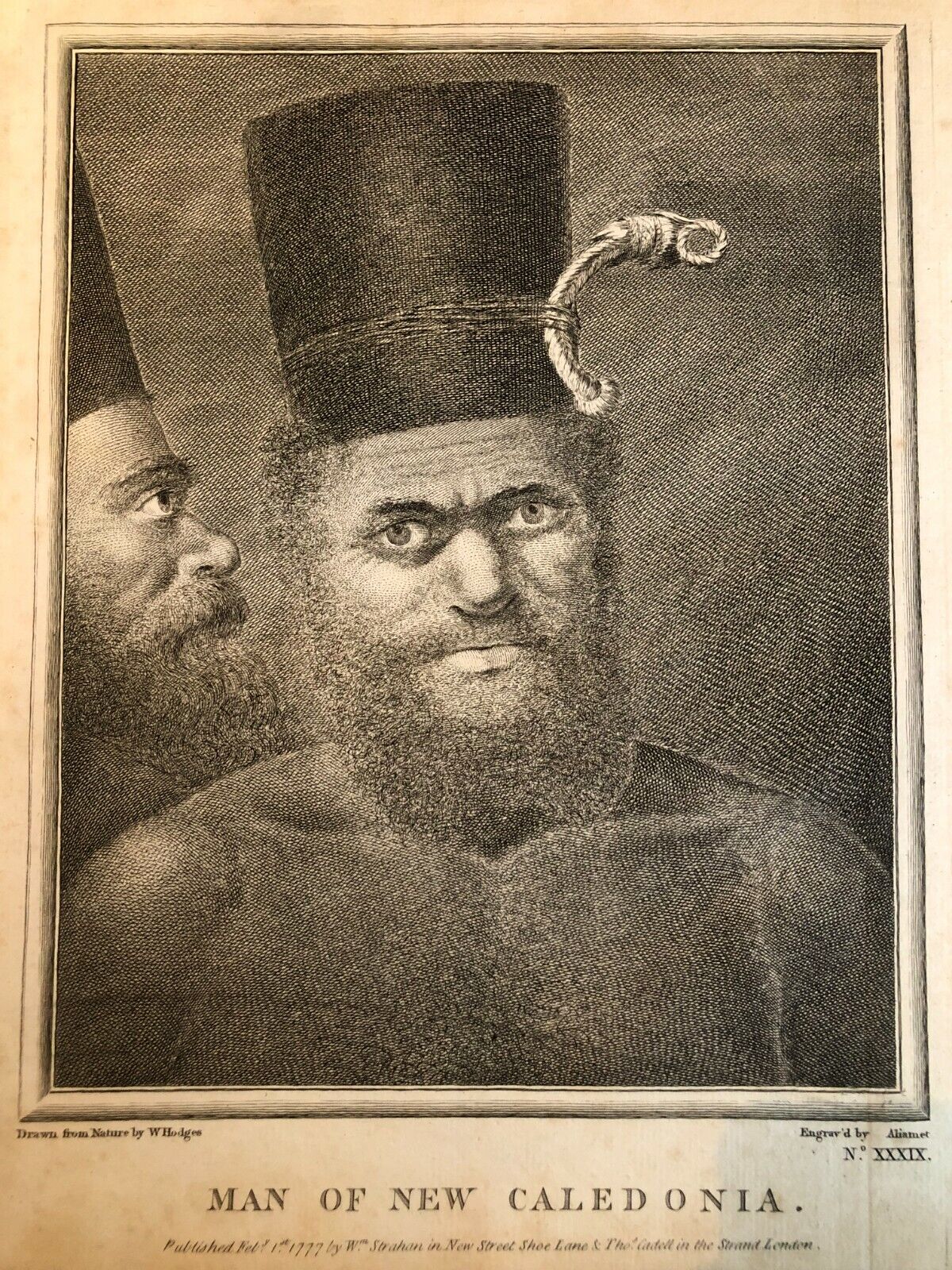 James Cook - "Man of New Caledonia" - 1777