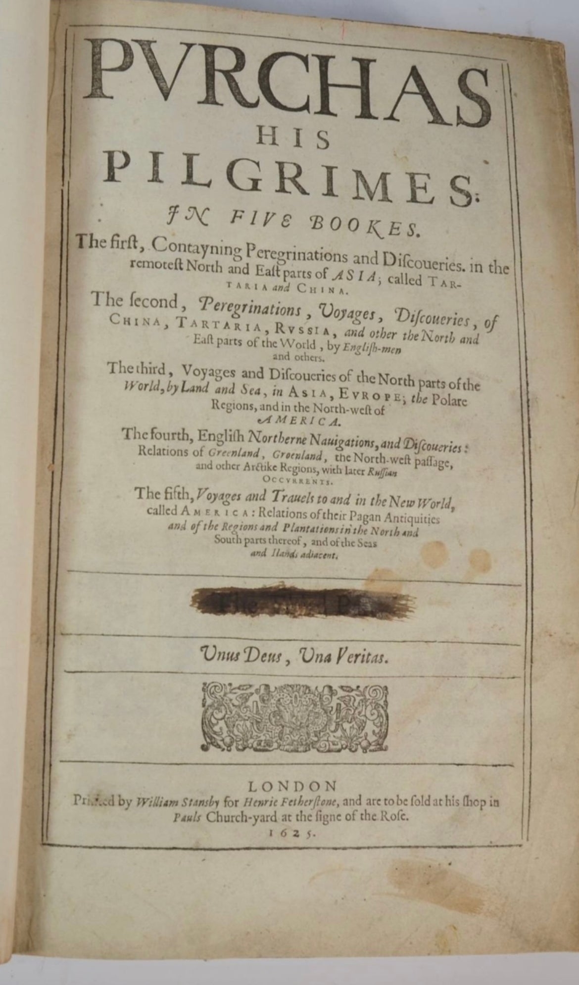 Purchas his Pilgrimes - 1625 - Codex Mendoza
