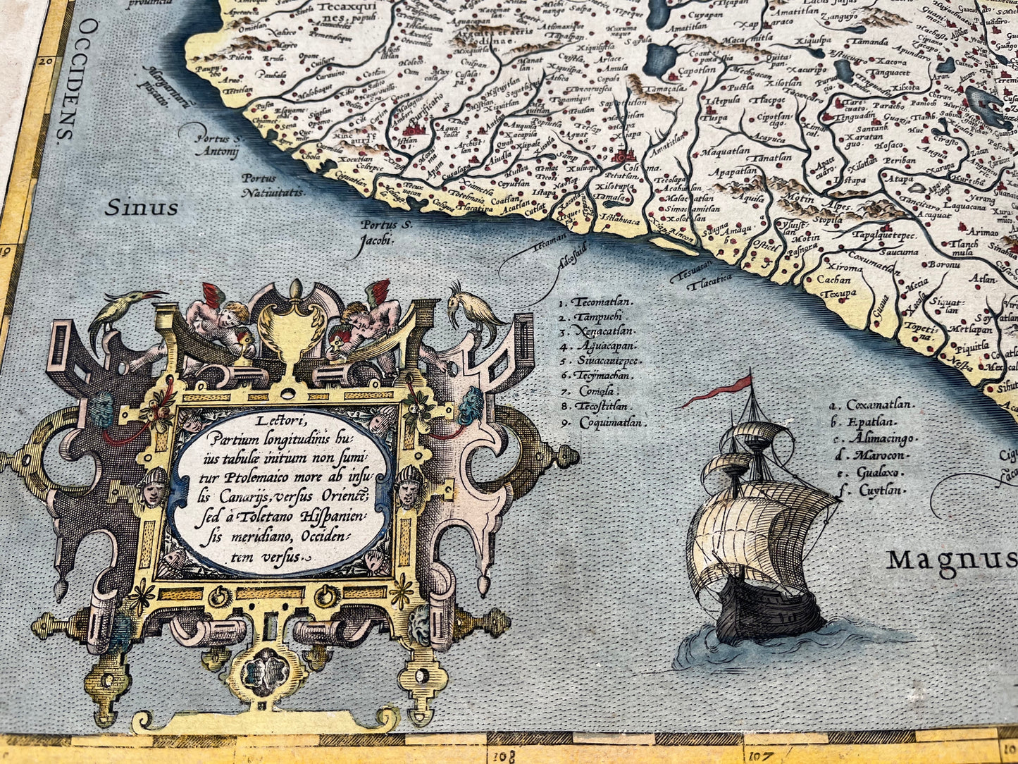 Hispaniae Novae Sivae Magnae. - Ortelius - 1584