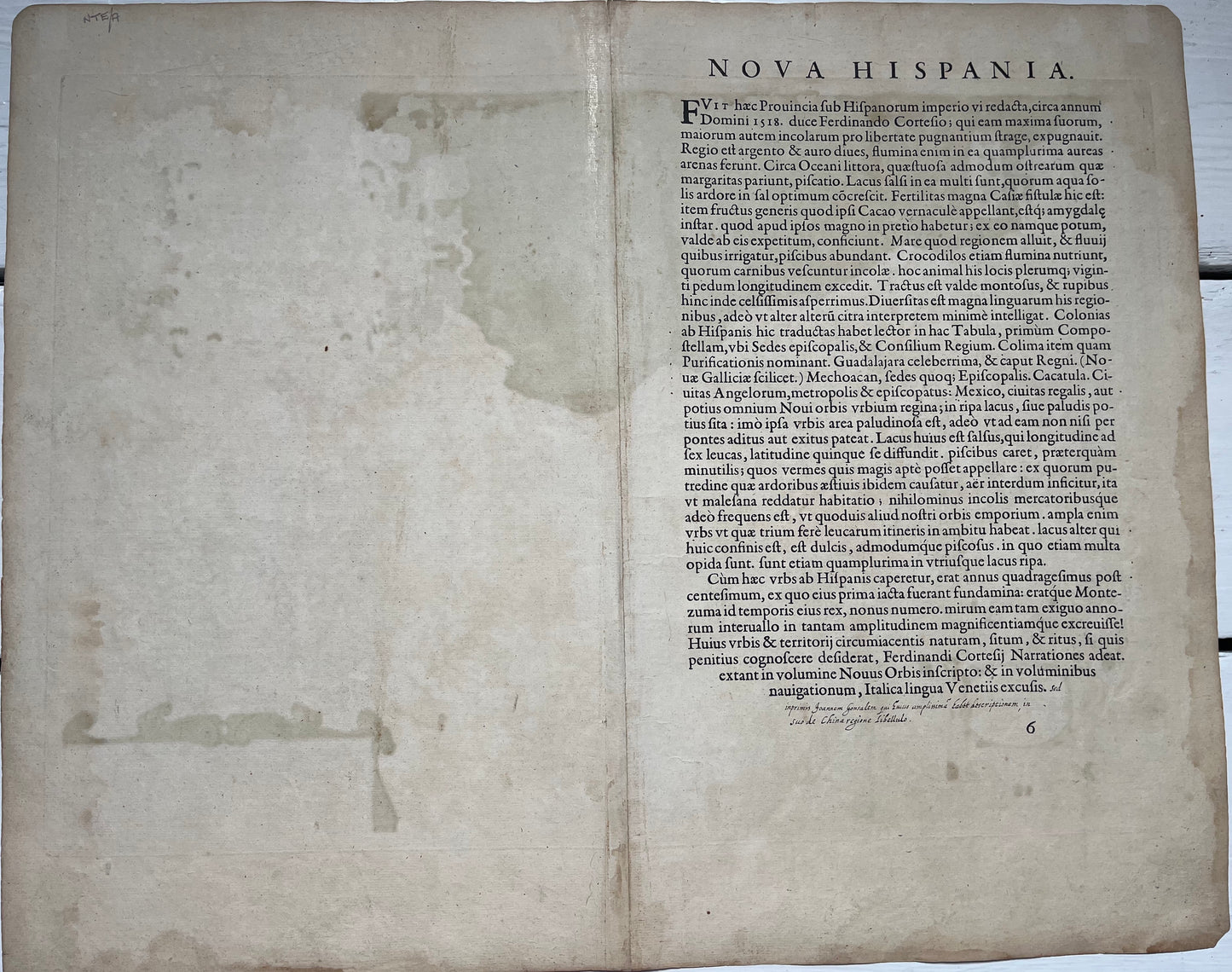 Hispaniae Novae Sivae Magnae. - Ortelius - 1584