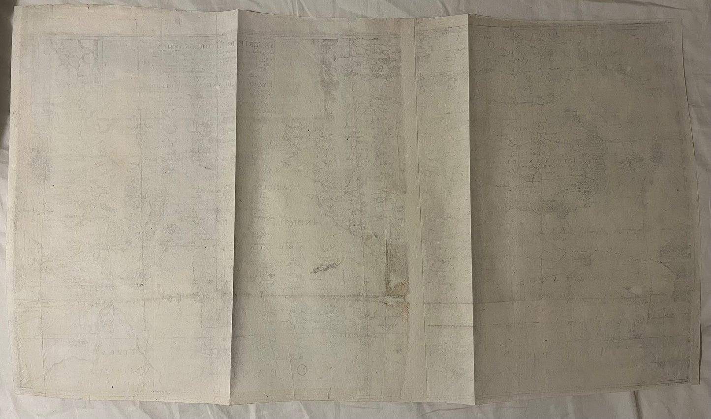 "Descriptio Hydrographica accommodata ad Battavorum navagatione in Javam insulam Indie Orientalis." Houtman 1599