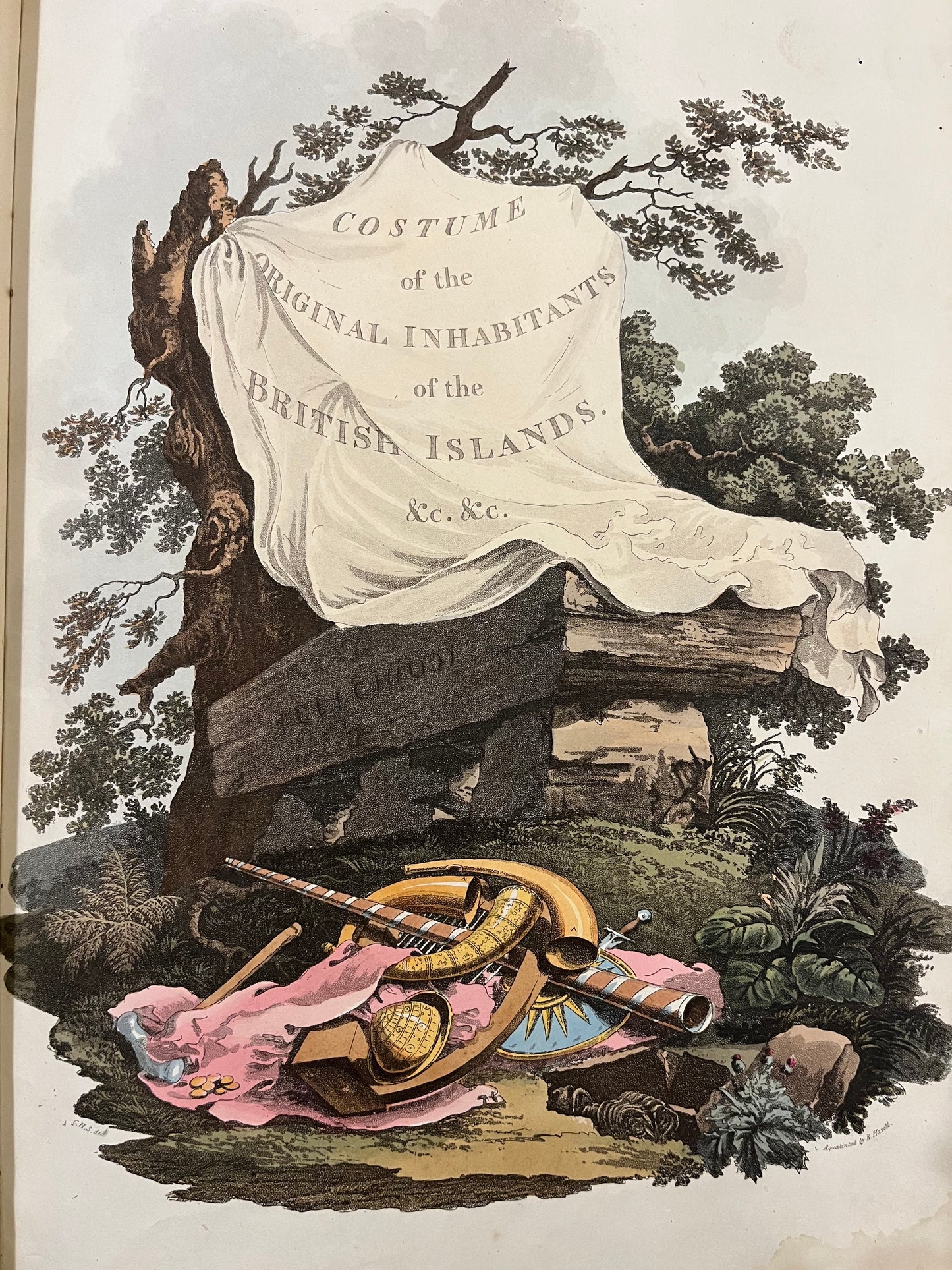 "The costume of the original inhabitants of the British Islands... London: W. Bulmer, 1815"