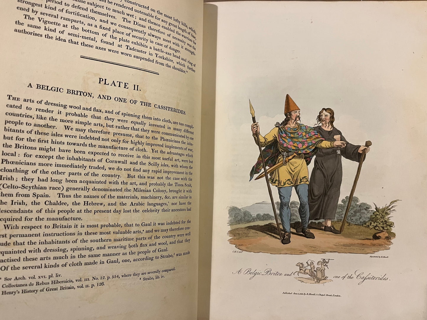 "The costume of the original inhabitants of the British Islands... London: W. Bulmer, 1815"
