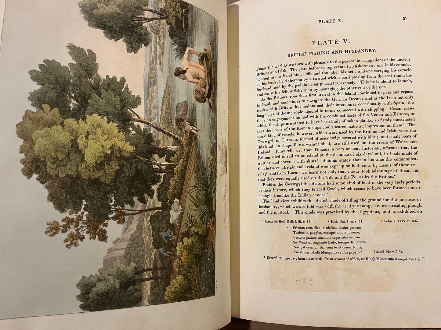 "The costume of the original inhabitants of the British Islands... London: W. Bulmer, 1815"